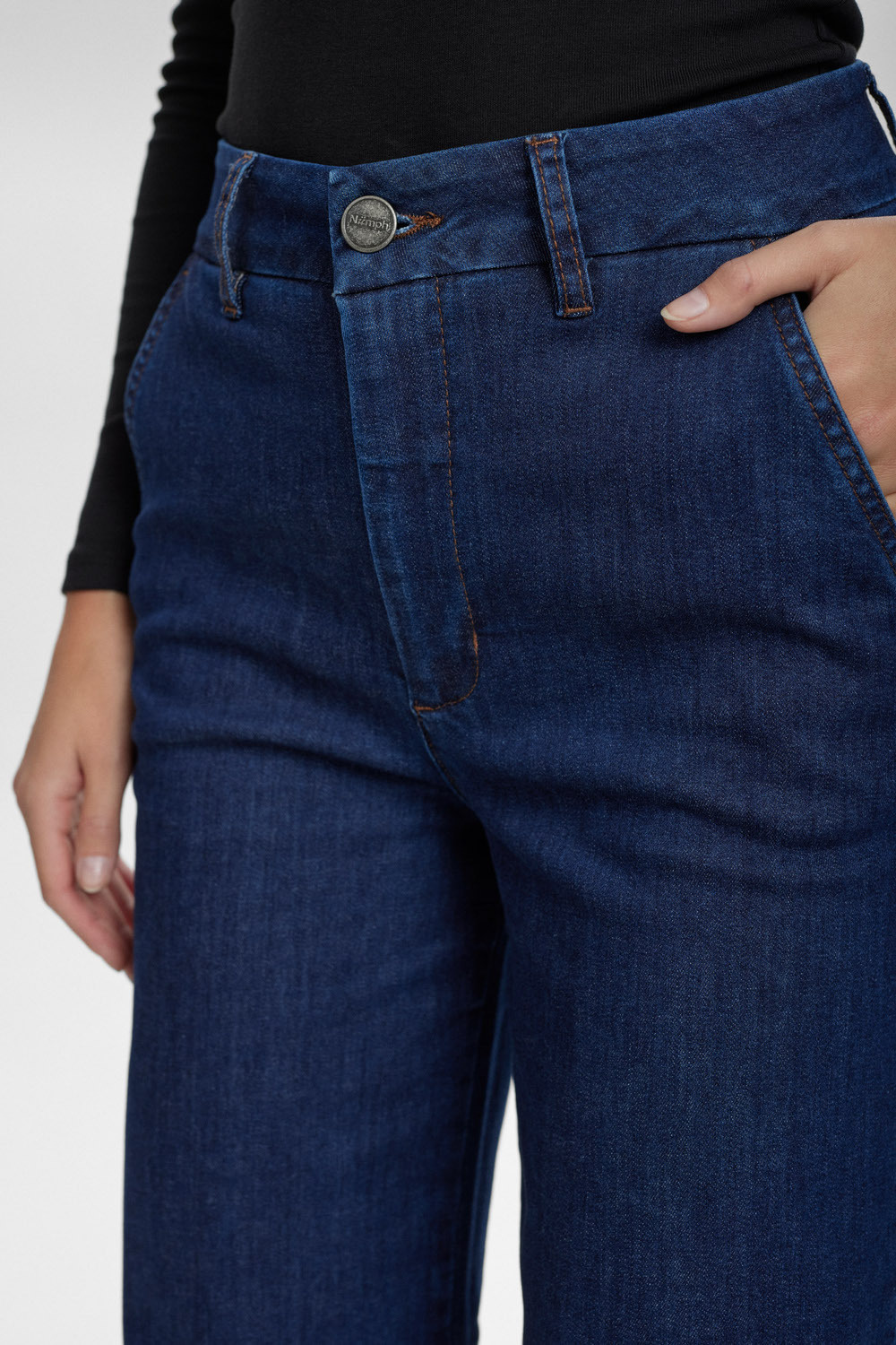705509_3137_IMAGE_MODEL Nümph NUAMBER LONG Dark Blue Denim