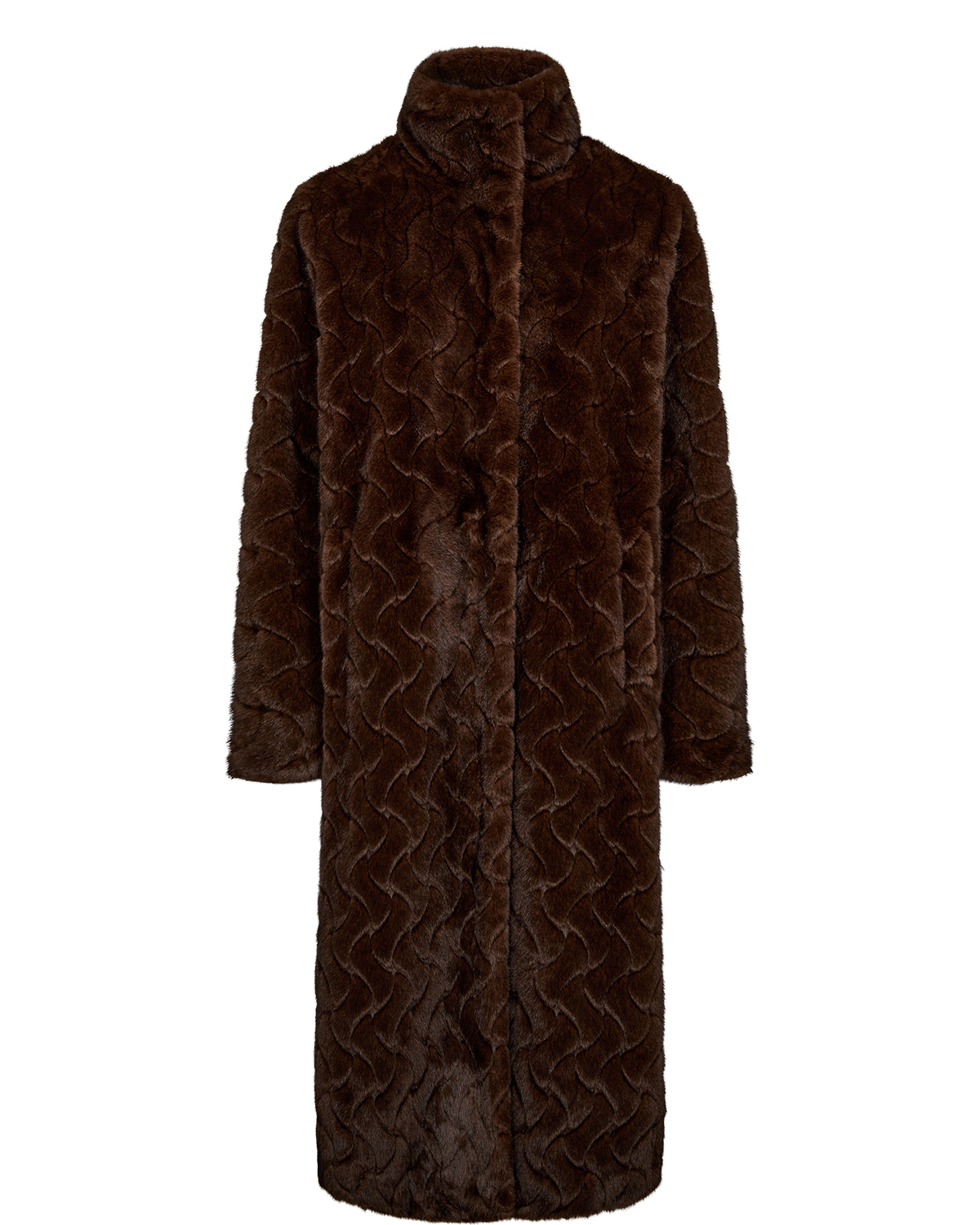 Nümph NUZITTA FAKE FUR COAT  Black Coffee