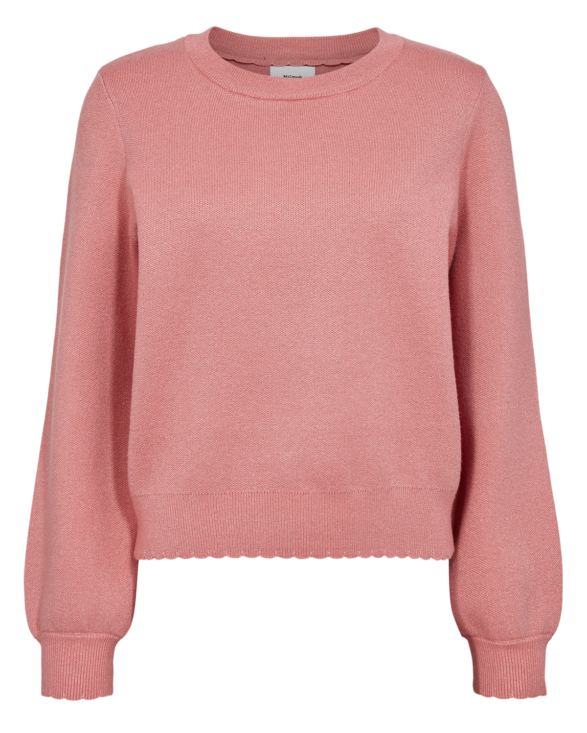 Nümph NUBIR SOLID PULLOVER Pink Lemonade