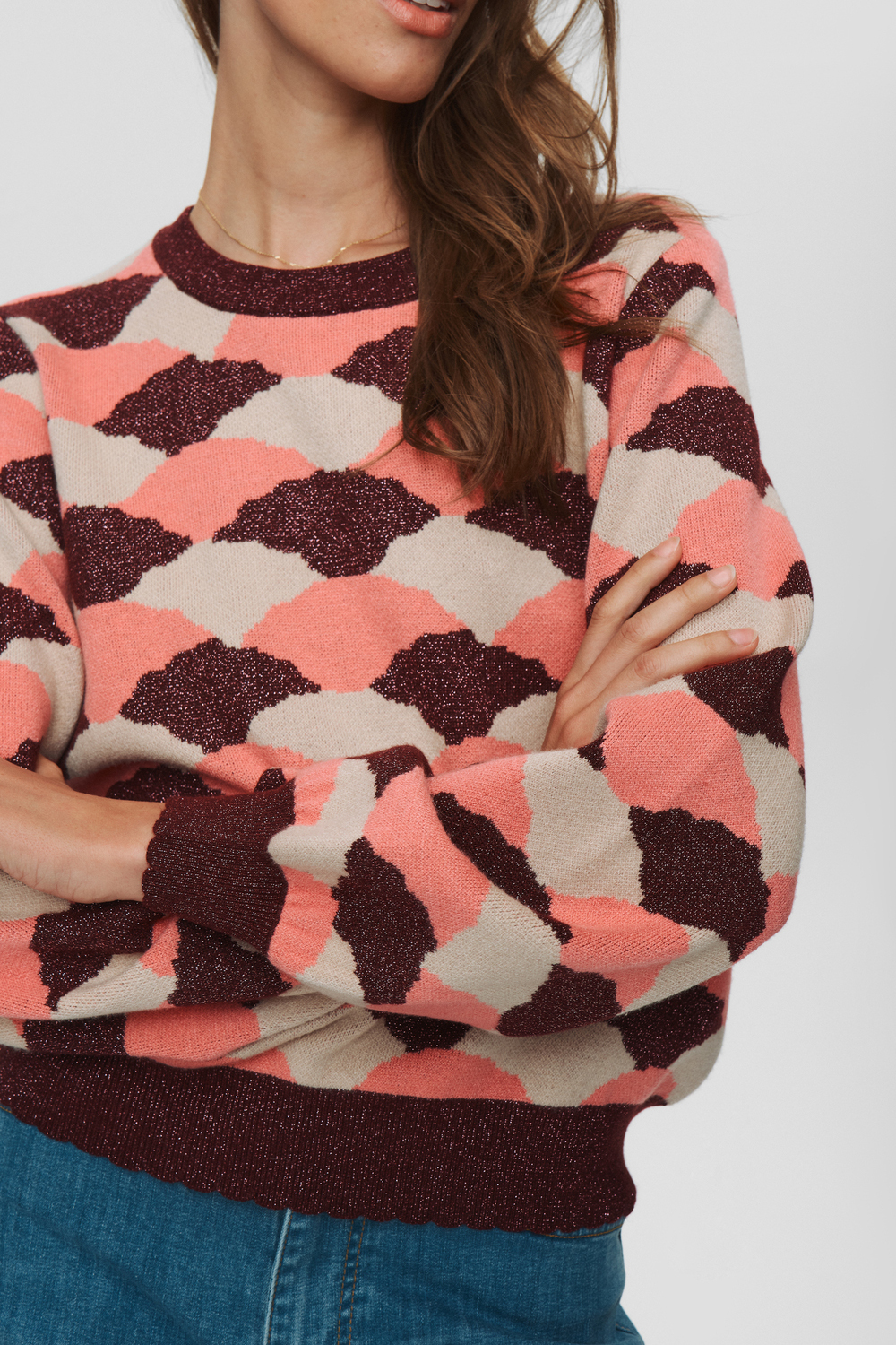 Nümph NULILA PULLOVER Pink Lemonade