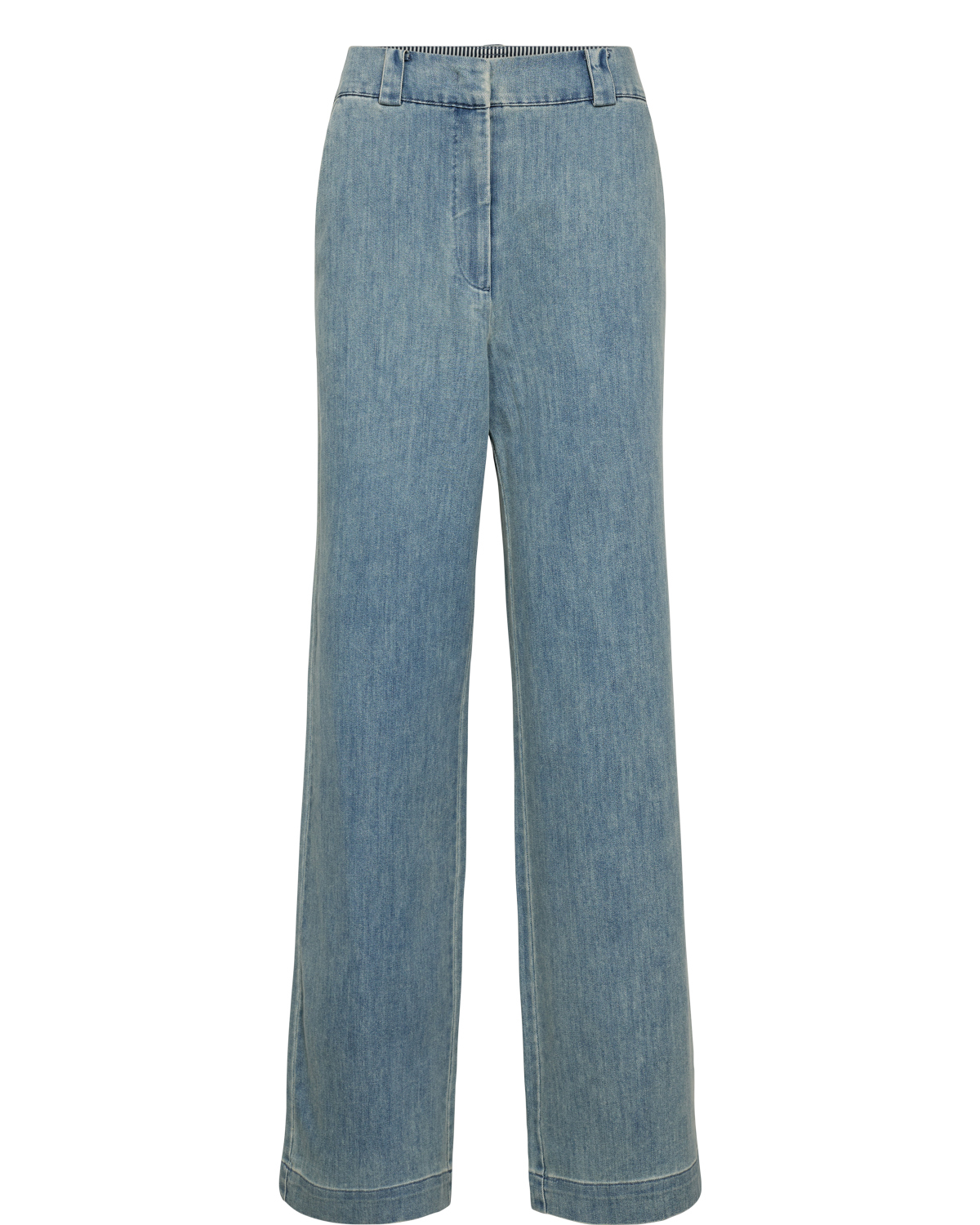 703926_3139_IMAGE_PRIMARY Nümph NUALETTA PANTS Med. Blue Washed Denim