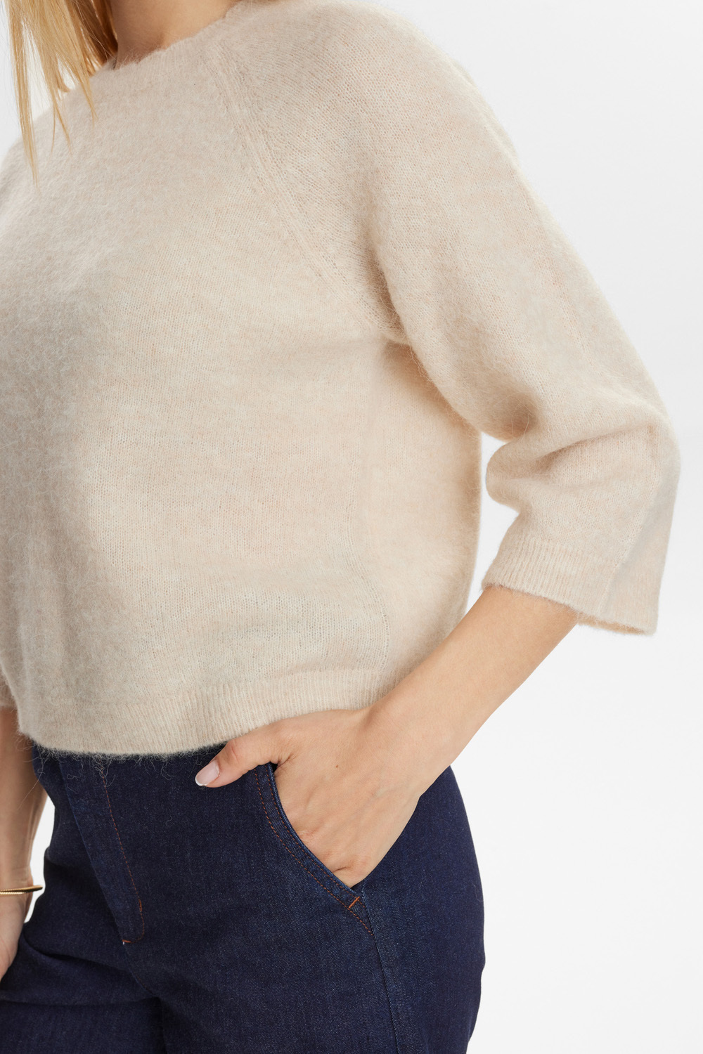 Nümph NURIETTE SELMA PULLOVER Gray Morn