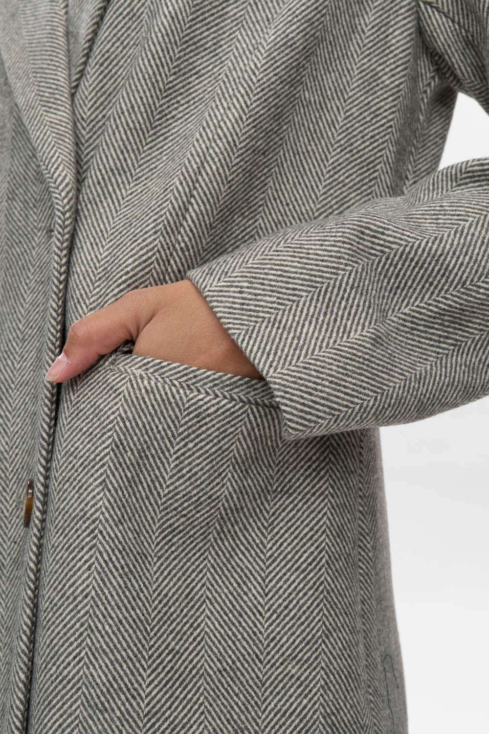 Nümph NURAVEN COAT Medium Grey mel