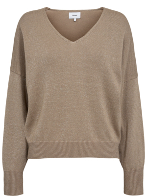Nümph NUMILRAY PULLOVER Taupe Gray