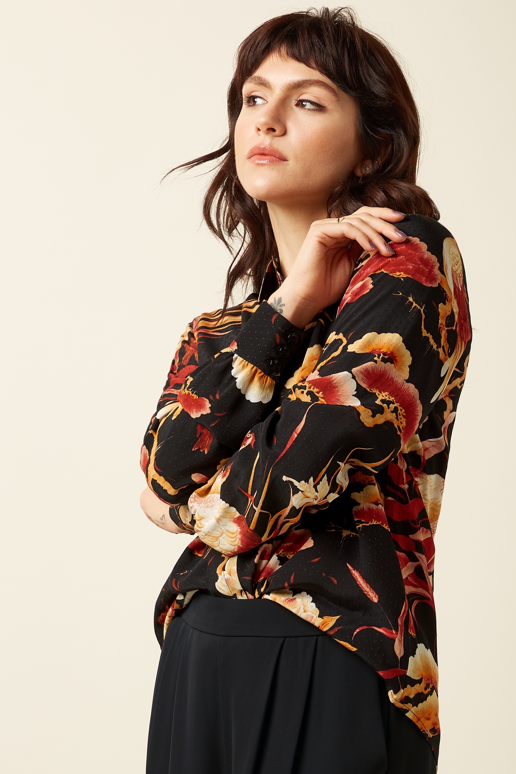 King Louie Maisie Blouse Neve Black