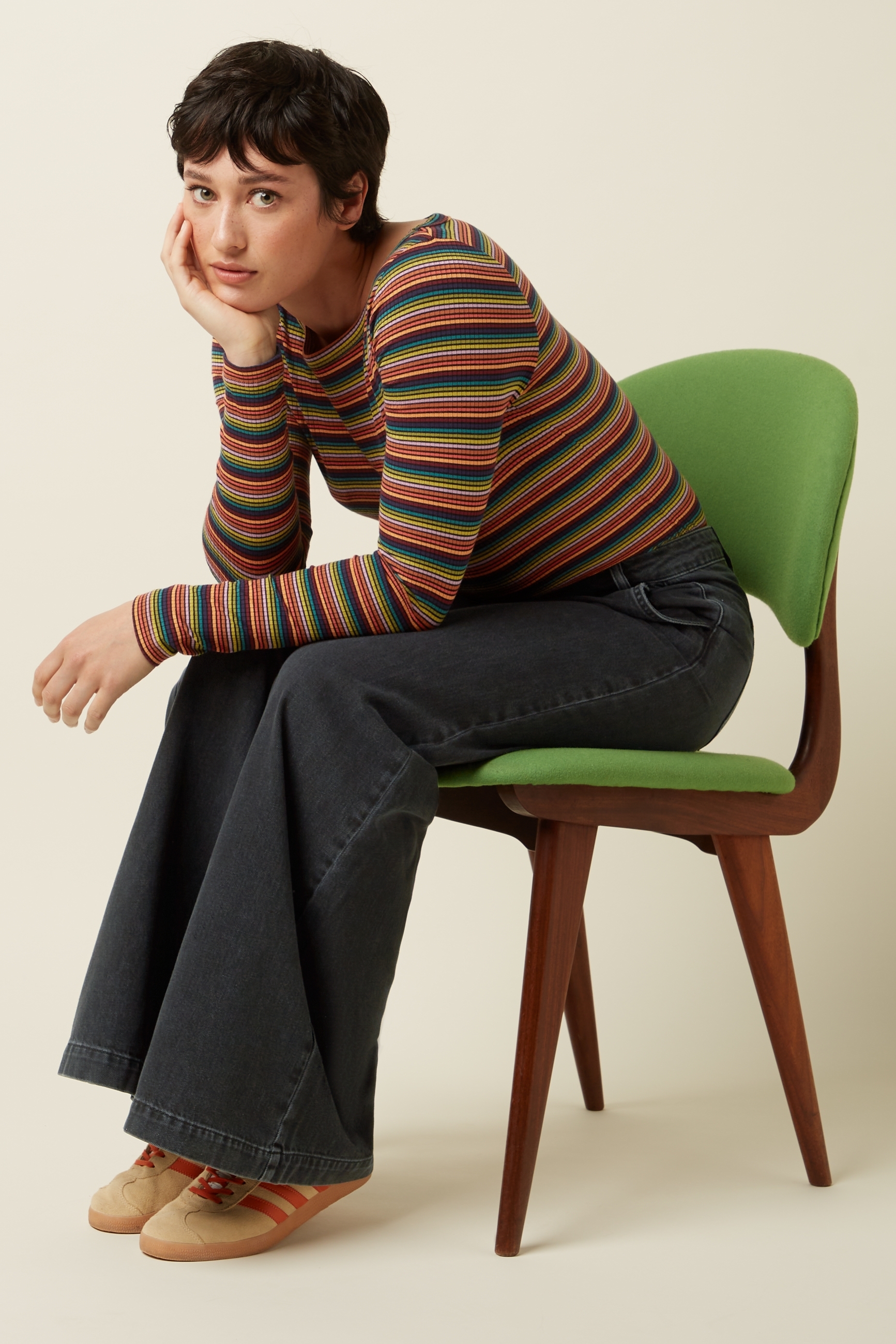King Louie Lili Tee Lumi Stripe Multi Color