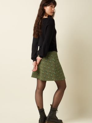 King Louie Border Skirt Dumas Spruced Green