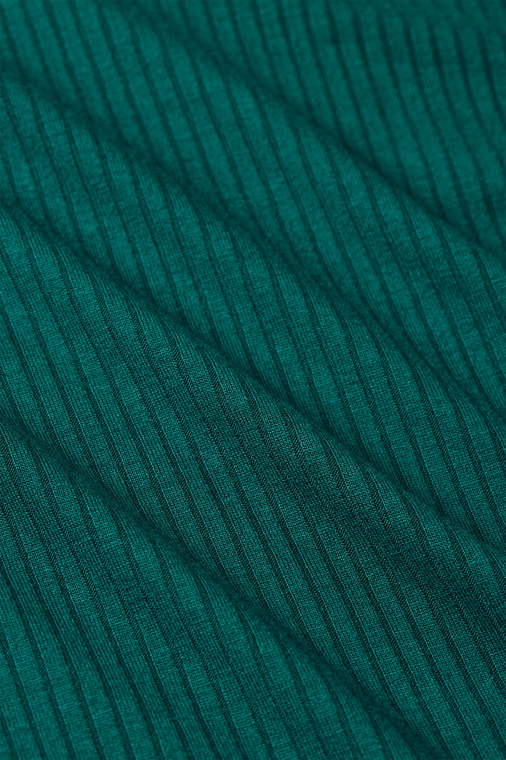 King Louie Lili Tee Uni Rib Spruced Green