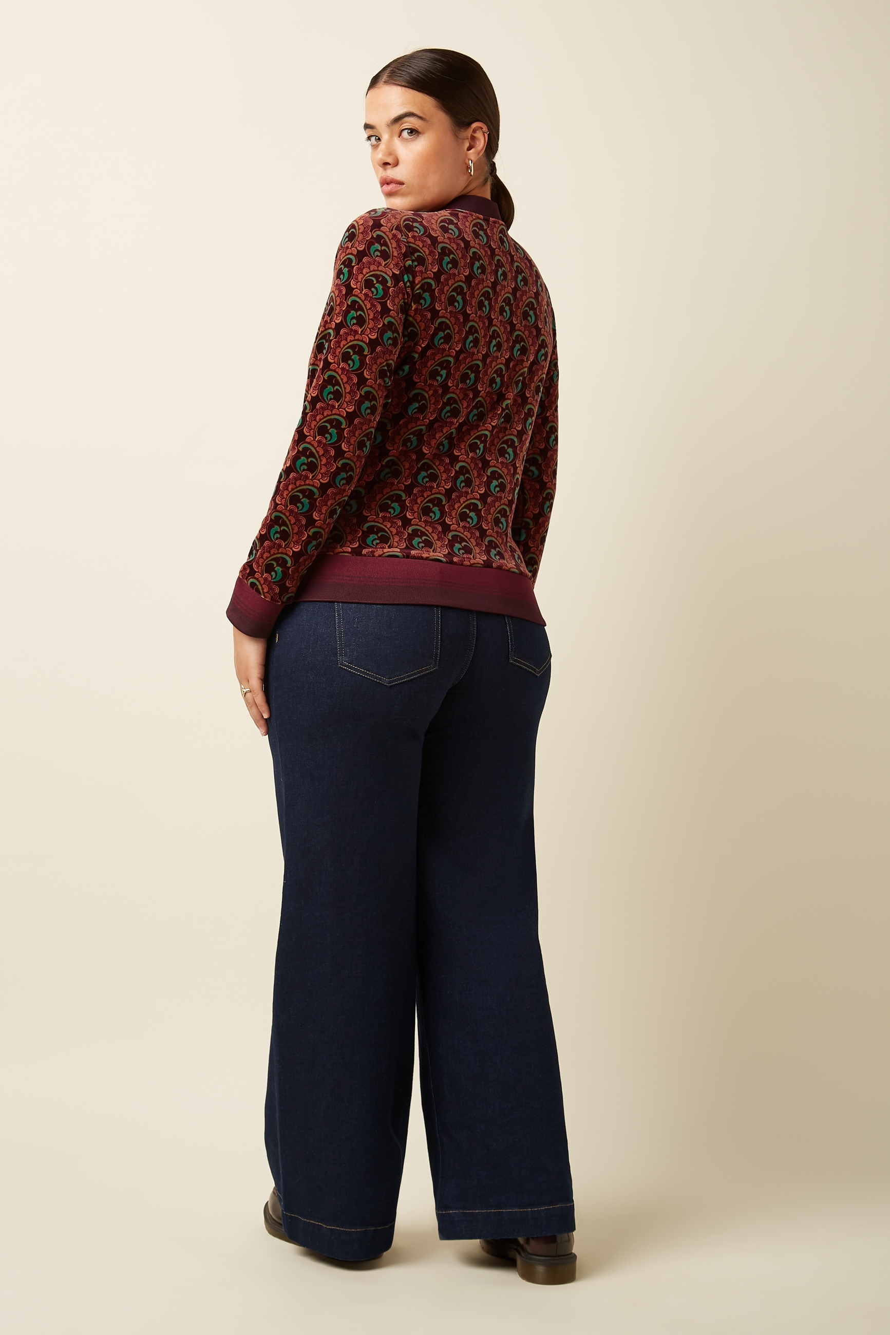 King Louie Bessie Jacket Winkle Porto Red