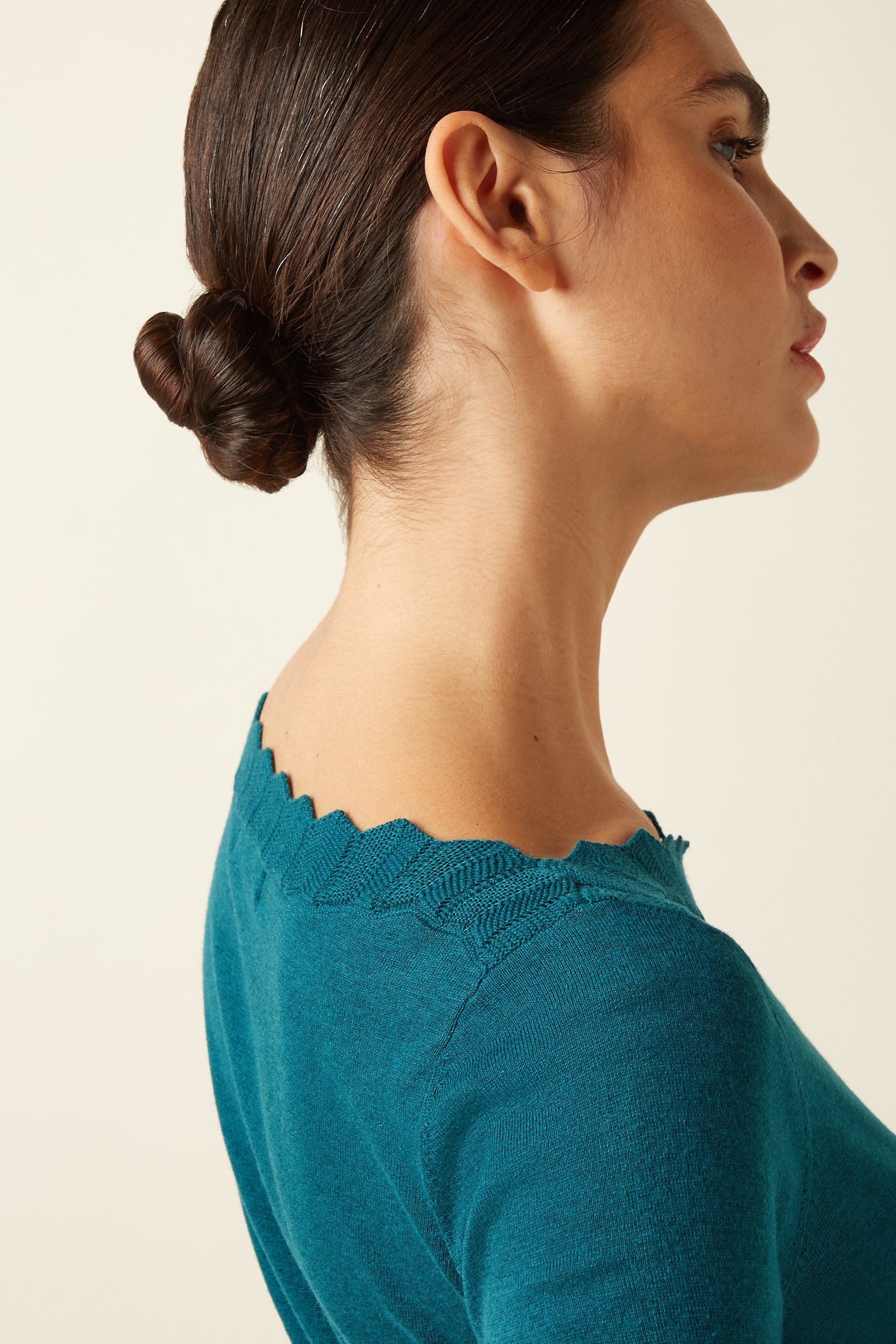 King Louie Audrey Top Cocoon Spruced Green