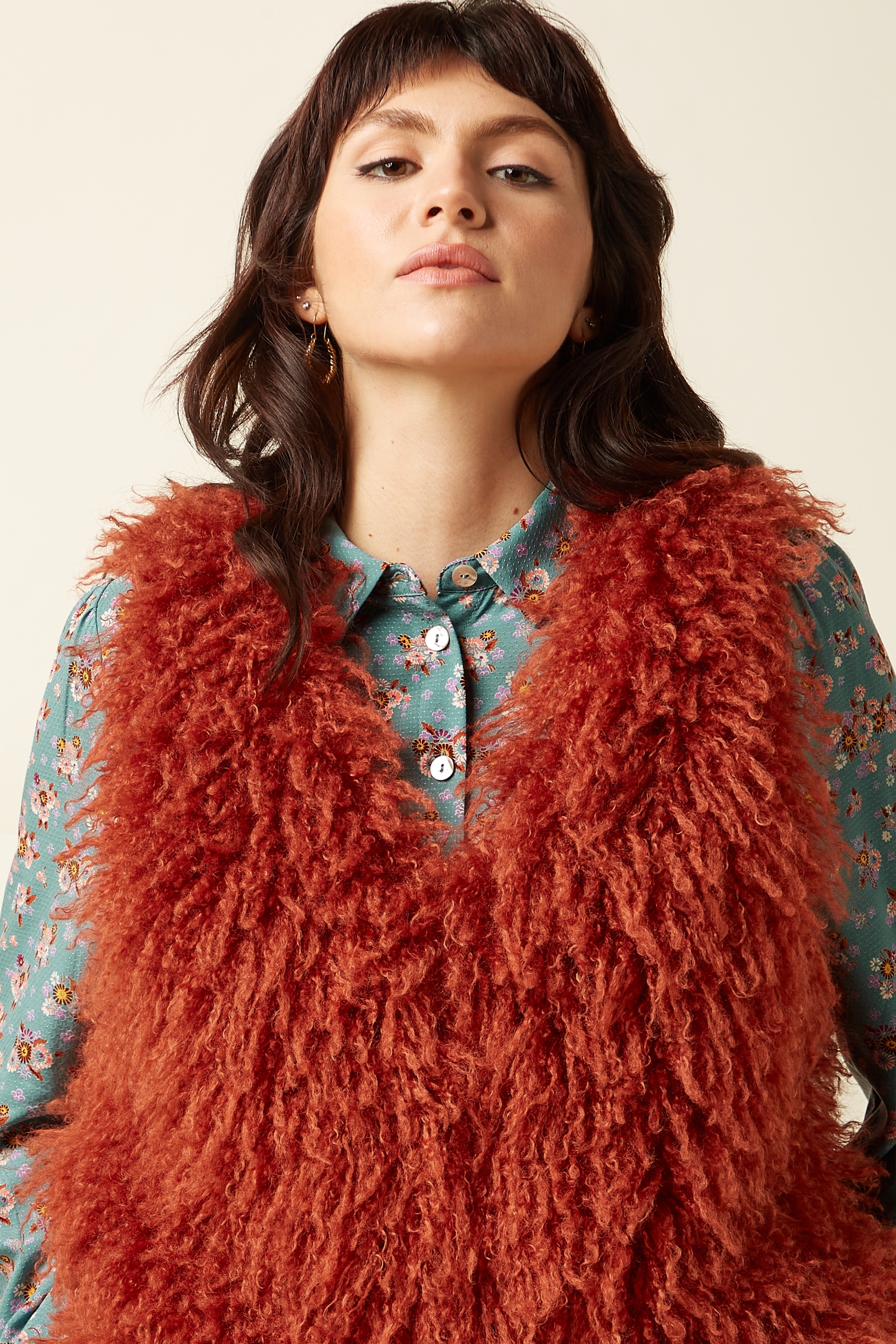 King Louie Cilla Gilet Empire Rio Red