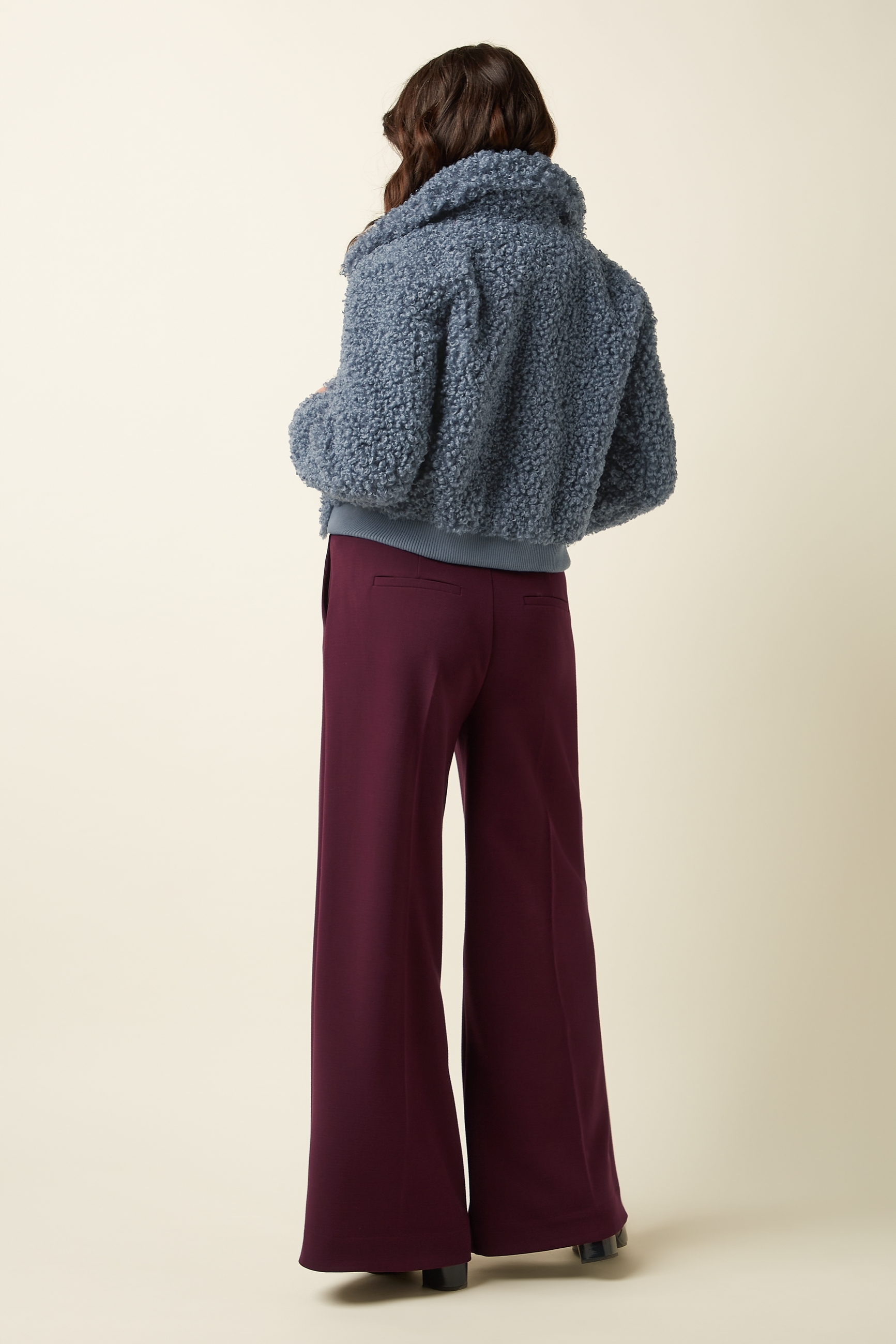 King Louie Isa Jacket Basil Fur Night Blue