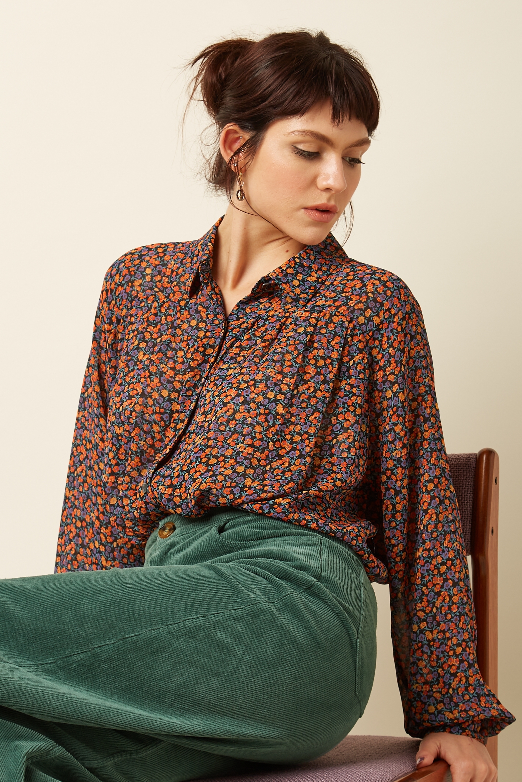 King Louie Leila Blouse Peppy Black