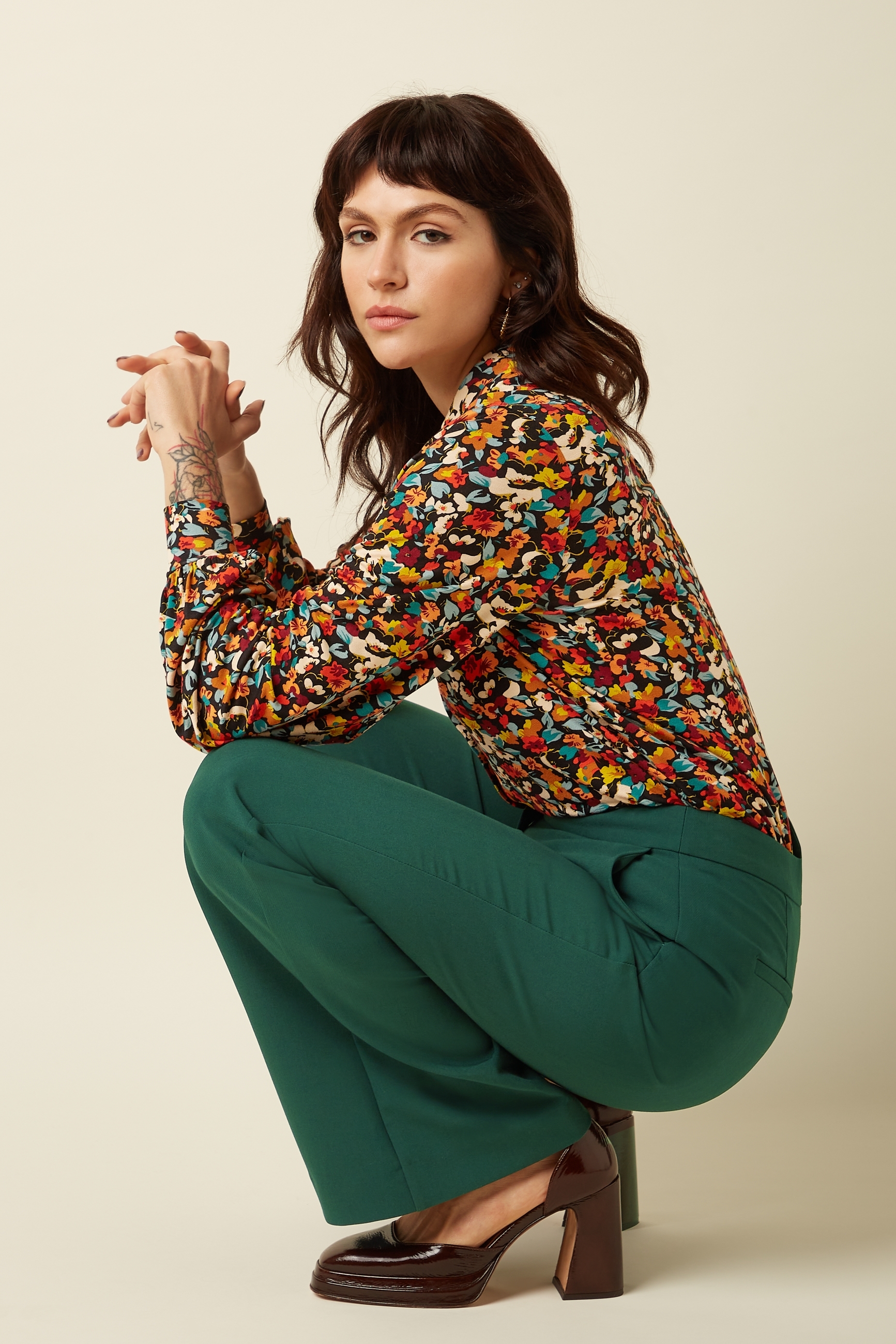 King Louie Livia Pants Marple Pine Green