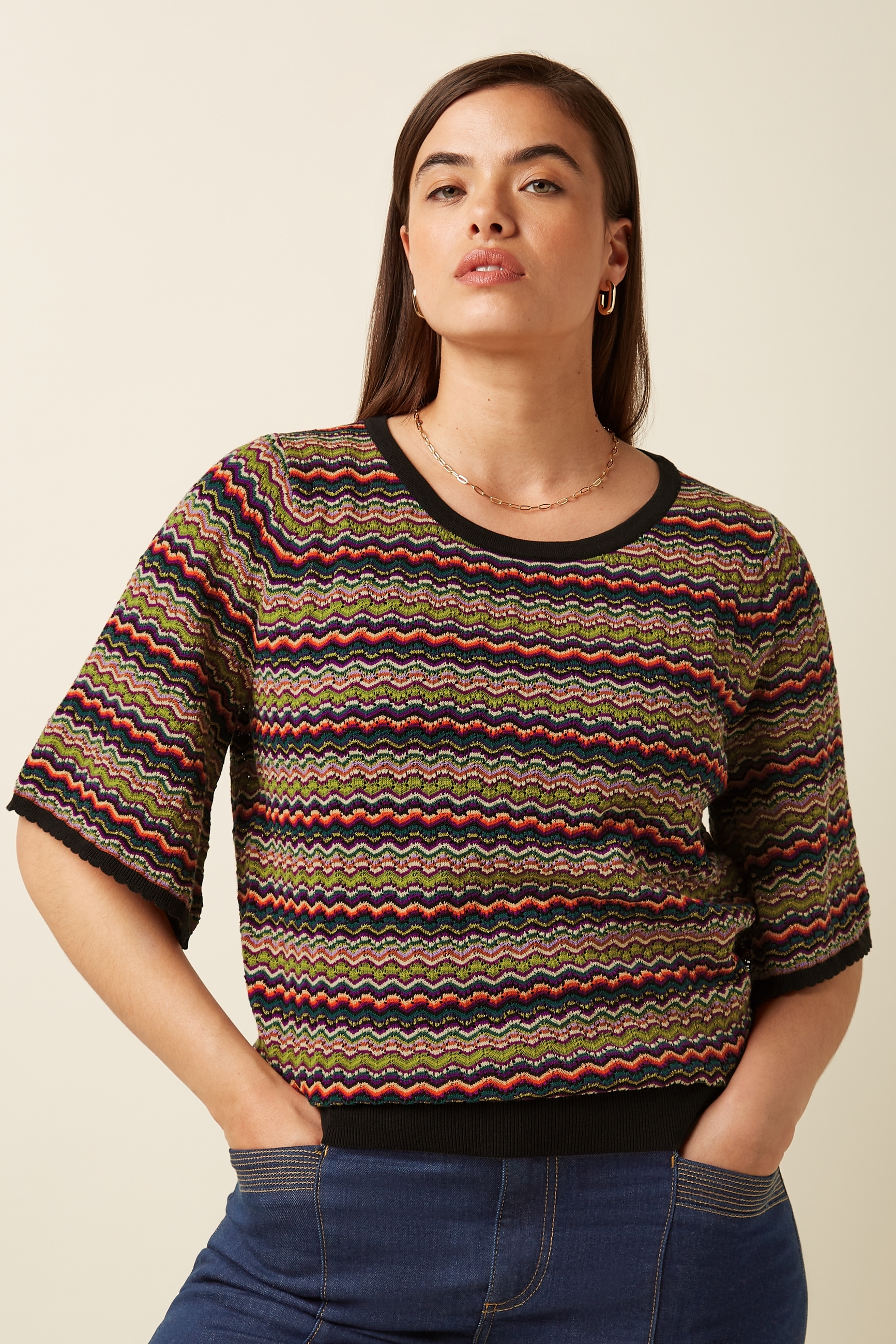 King Louie Maree Top Meisel Multi Color