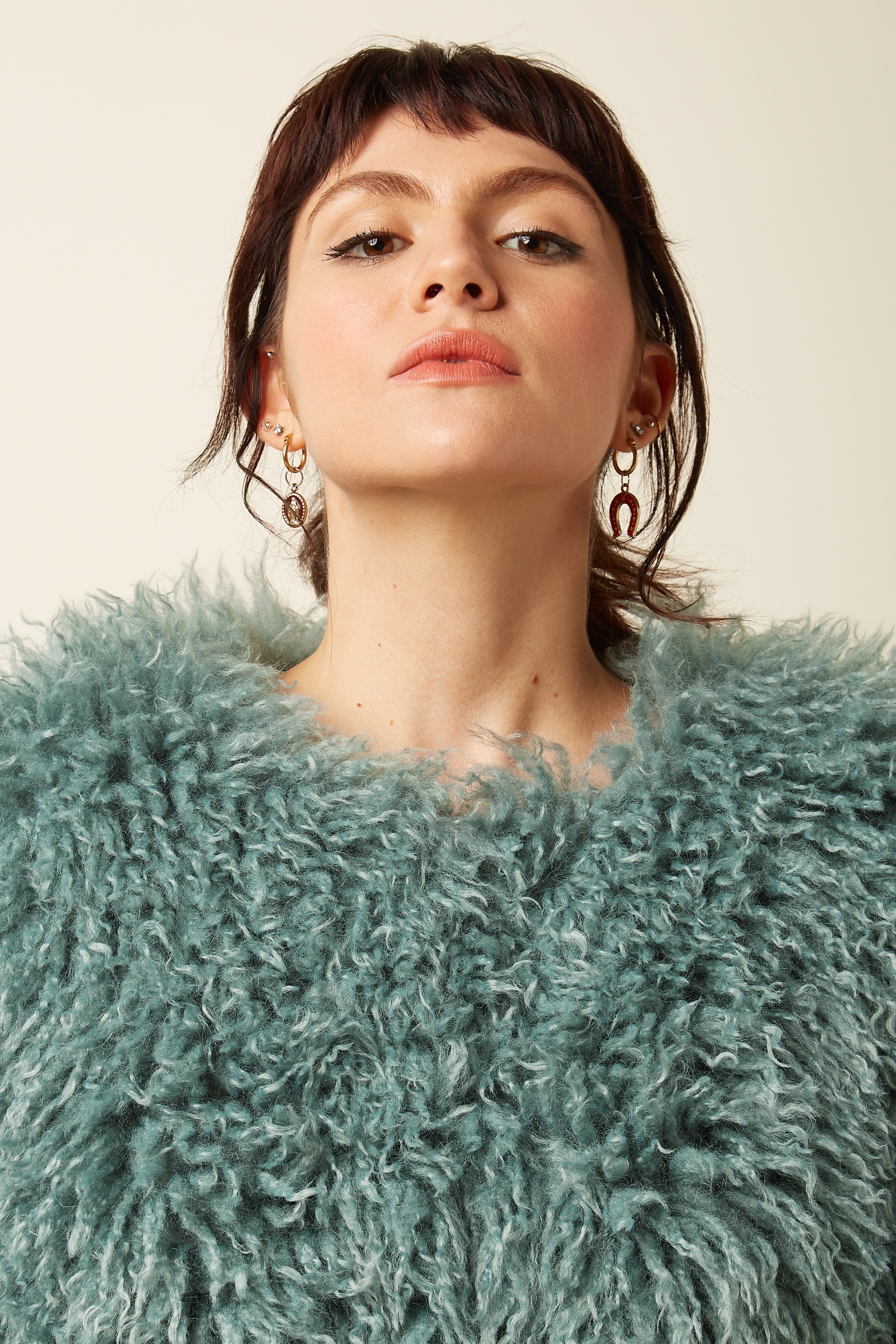 King Louie Paloma Coat Empire Silver Green