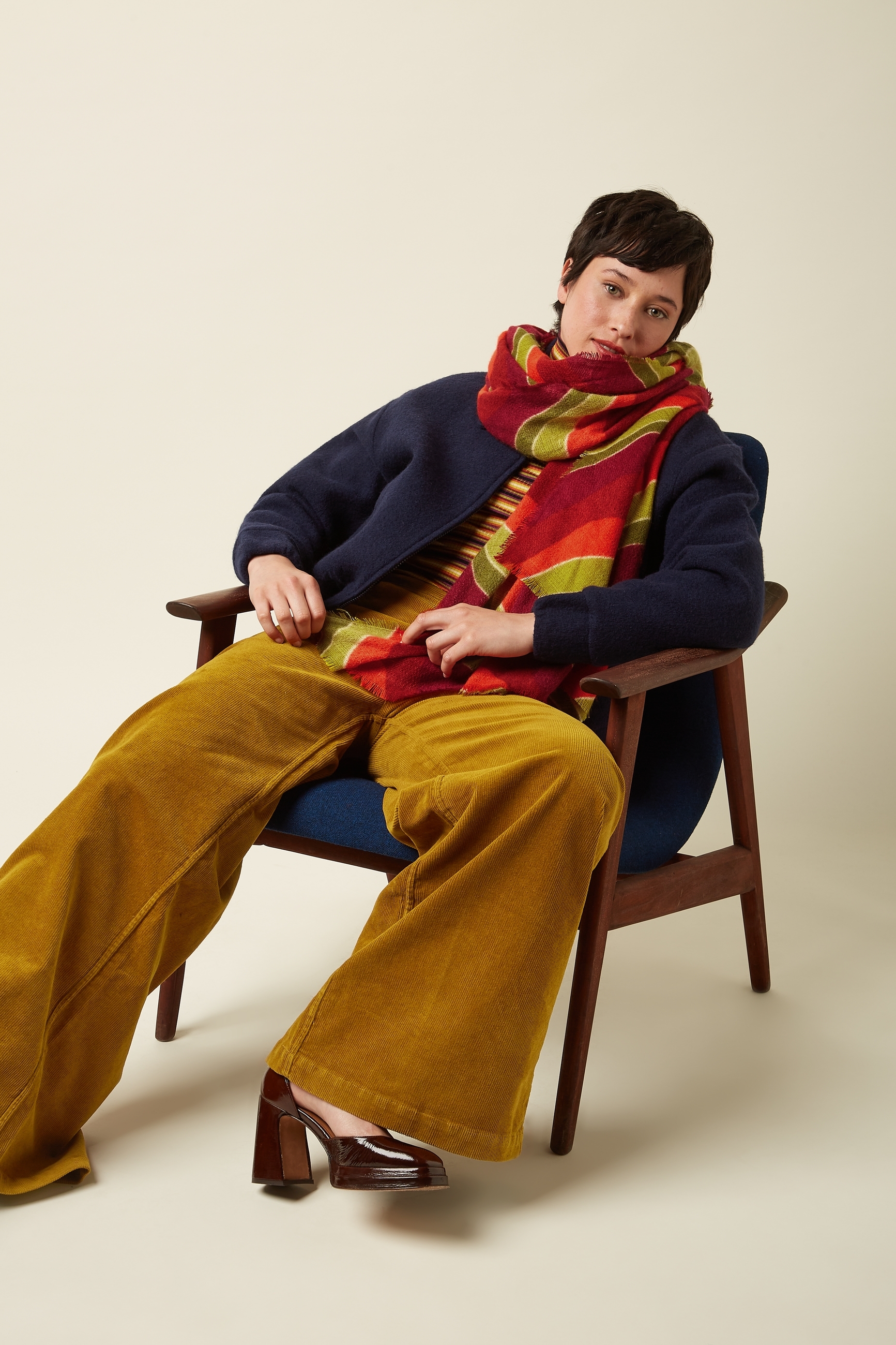 King Louie Razzle Scarf Rio Red
