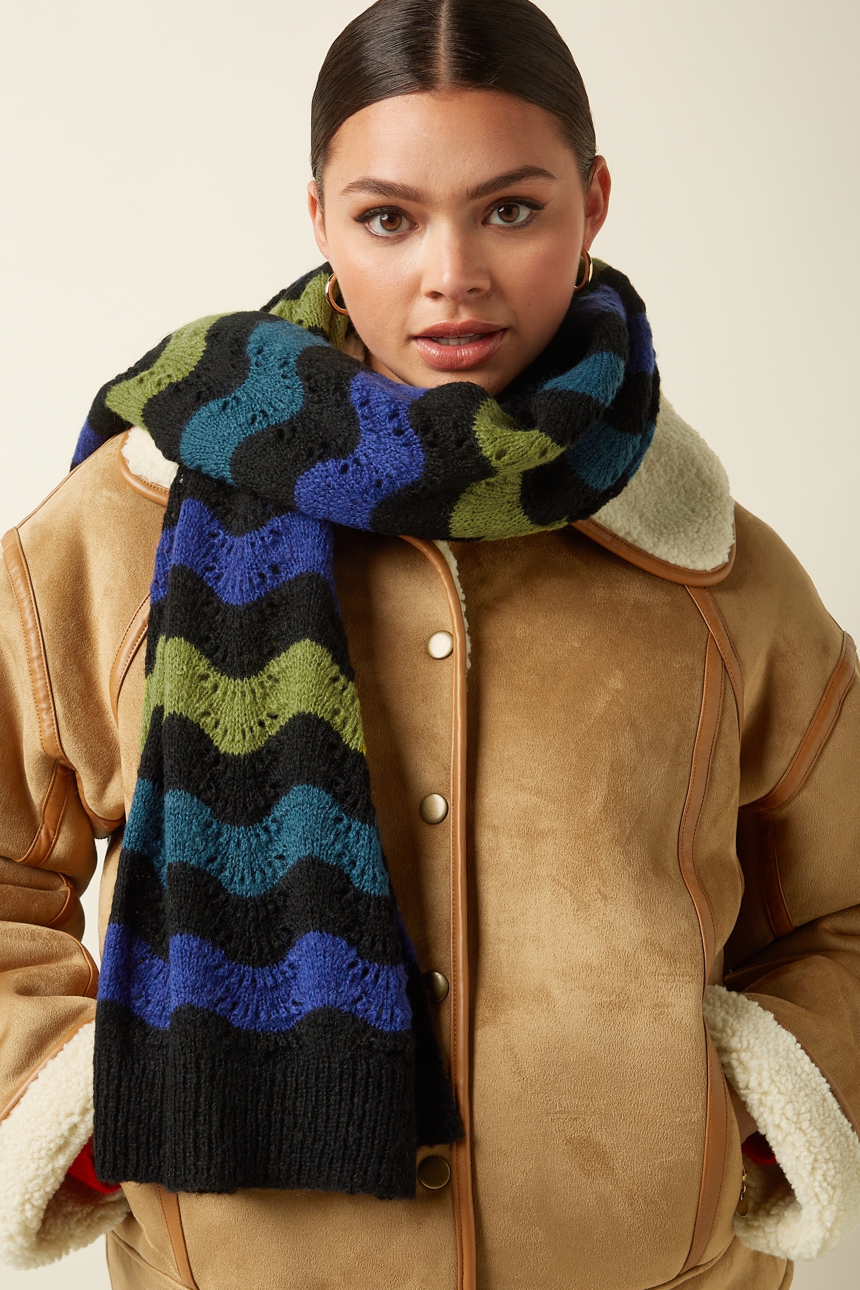 King Louie Scarf Botany Black