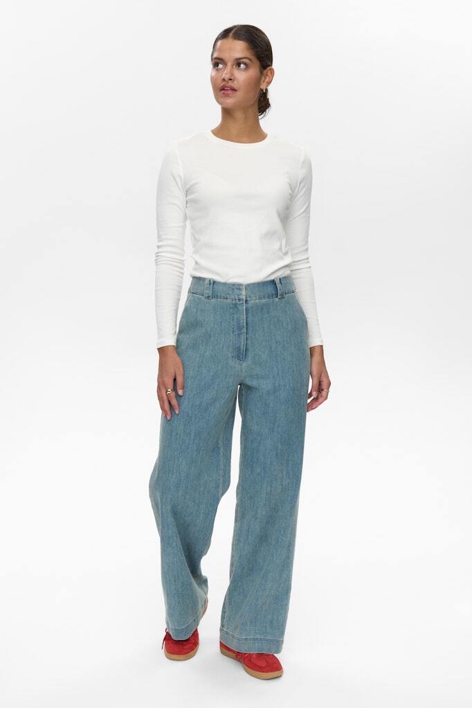 Nümph NUALETTA PANTS  Med. Blue Washed Denim