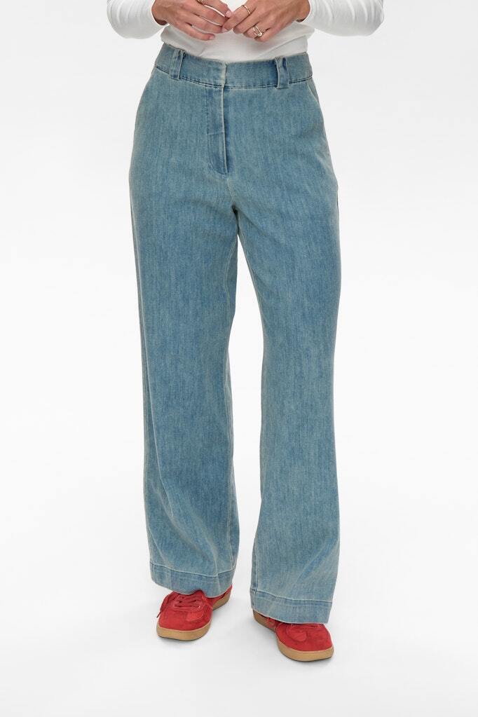 Nümph NUALETTA PANTS  Med. Blue Washed Denim