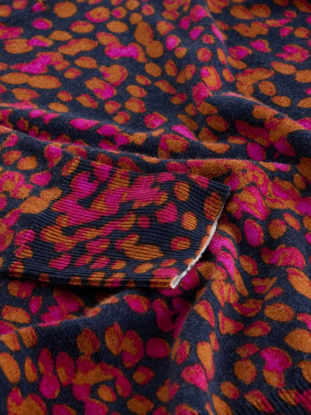 444058-NAVY_PR-FD White Stuff KATIE PRINT JUMPER NAVY PR