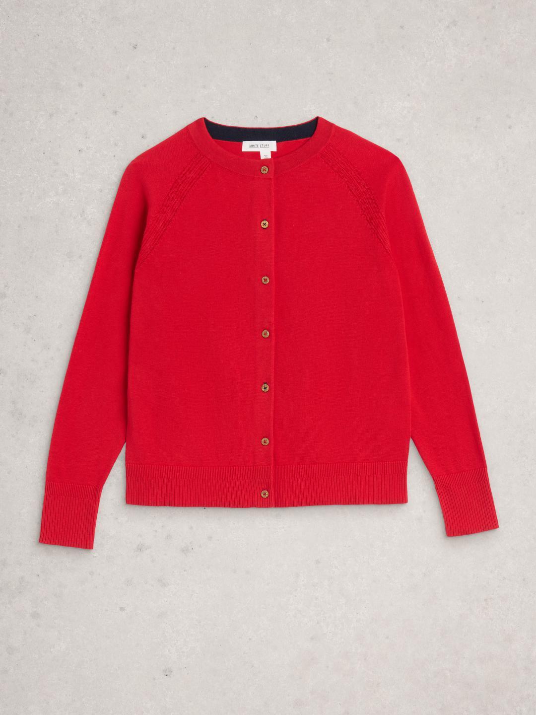444074-MID_RED-FF White Stuff LULU CARDI MID RED