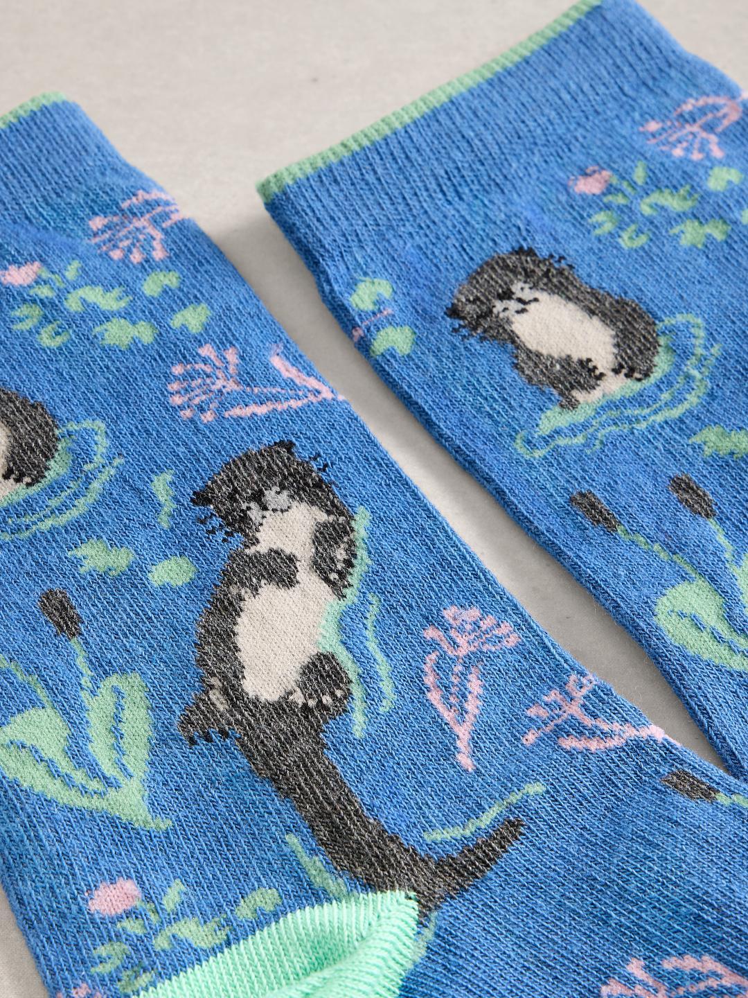 White Stuff NOVELTY ANKLE SOCK DK BLUE