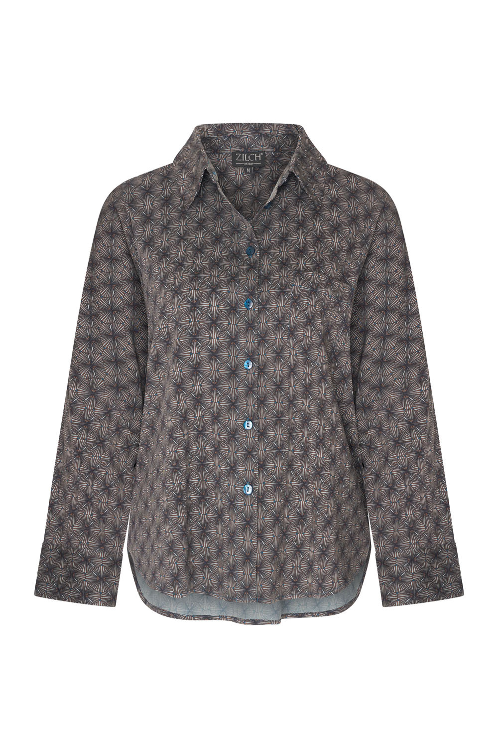 Zilch Blouse Wide Pansy Sage