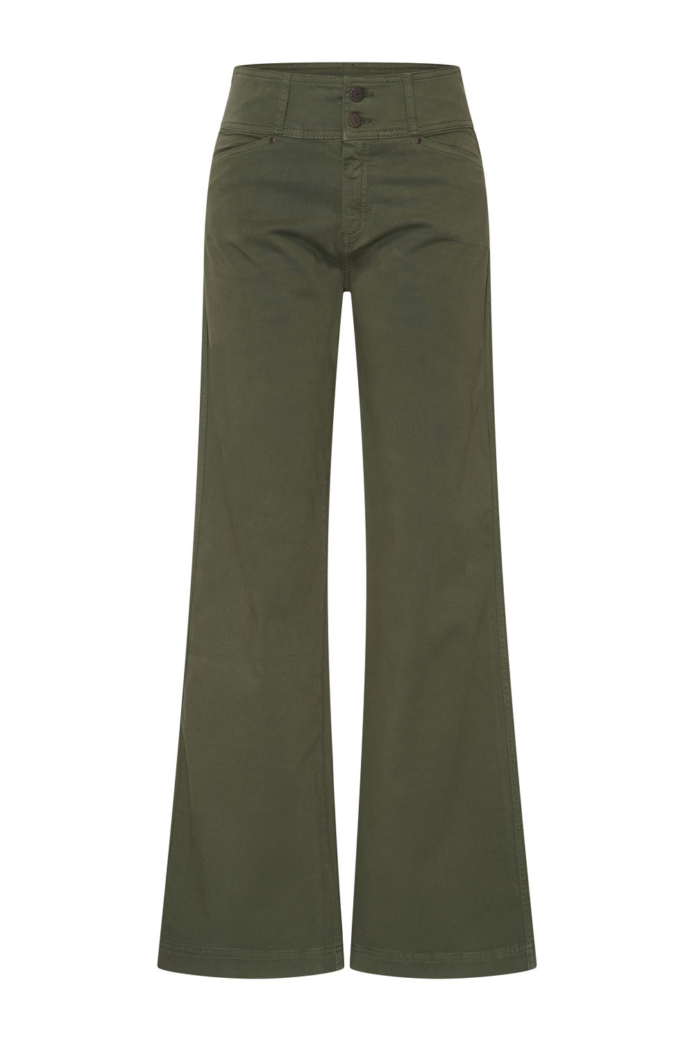 Zilch LOTUS - Wide Leg Dark Green