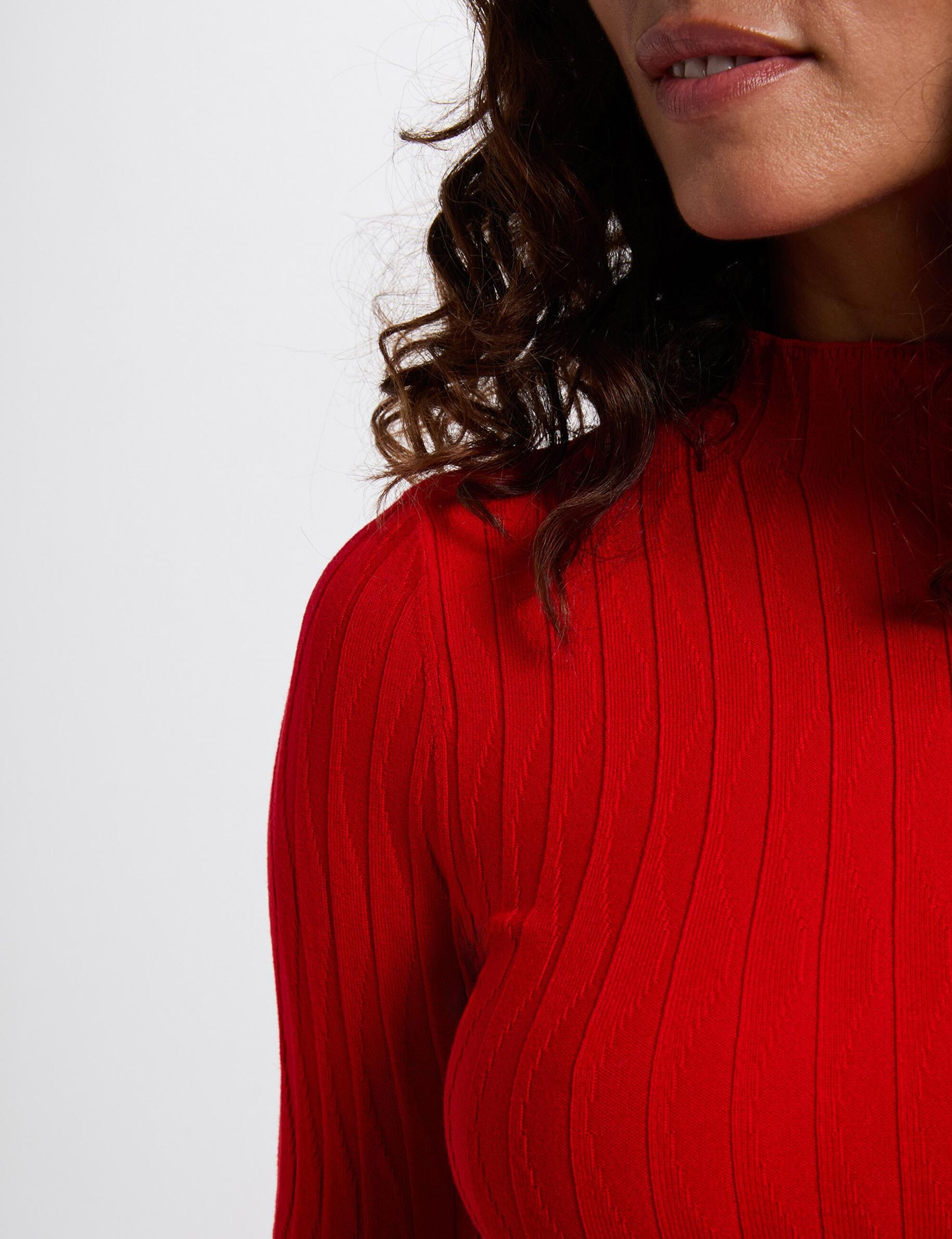 pull-col-montant-rouge-femme-vue4-32536311031561069 Morgan De Toi 252-MROYA RED