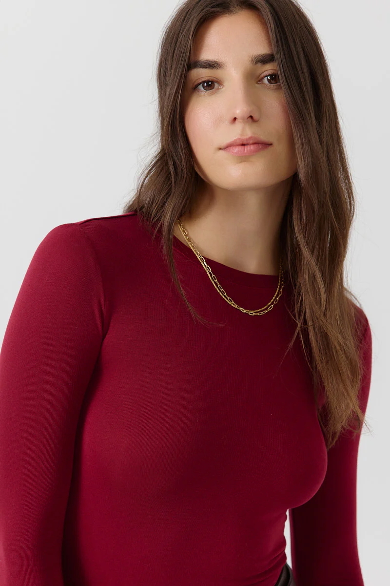 Artlove T-SHIRT CECILIE WINE