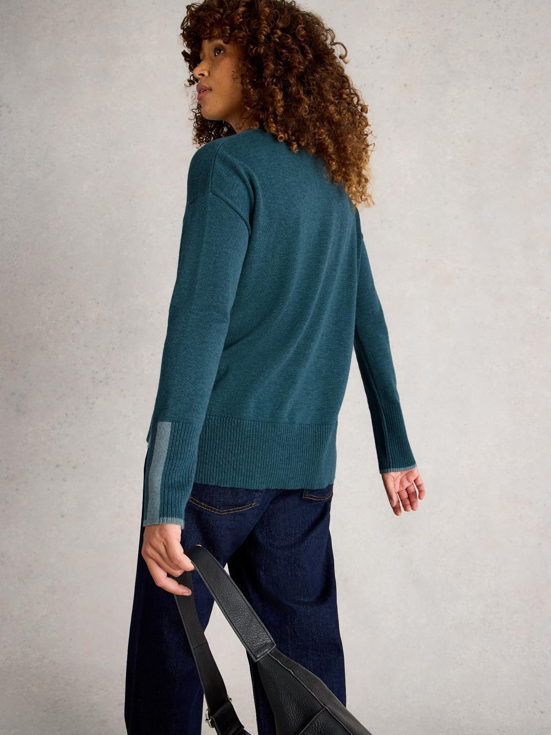 White Stuff OLIVE JUMPER MID BLUE
