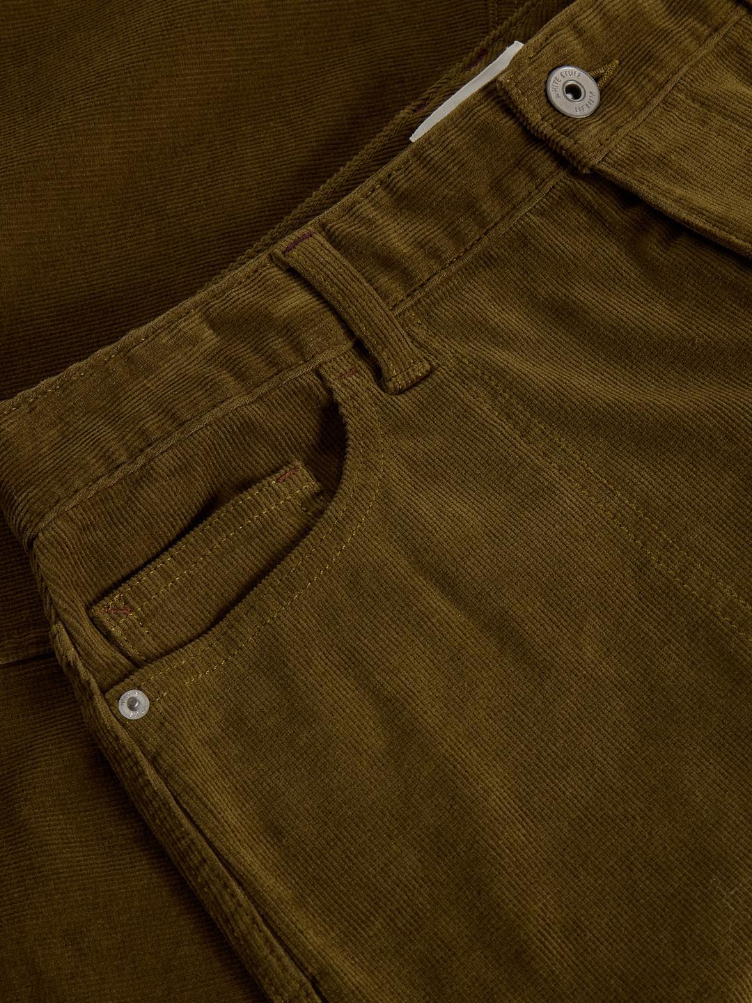 444227-KHAKI_GRN-FD White Stuff TIA CORD SKIRT KHAKI GRN