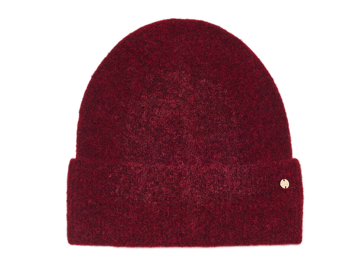 Beanie-Burgundy Chabo Bilbao Knitted Beanie Bordeaux