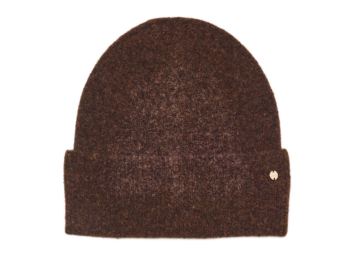 Beanie-Brown Chabo Bilbao Knitted Beanie Chocolate