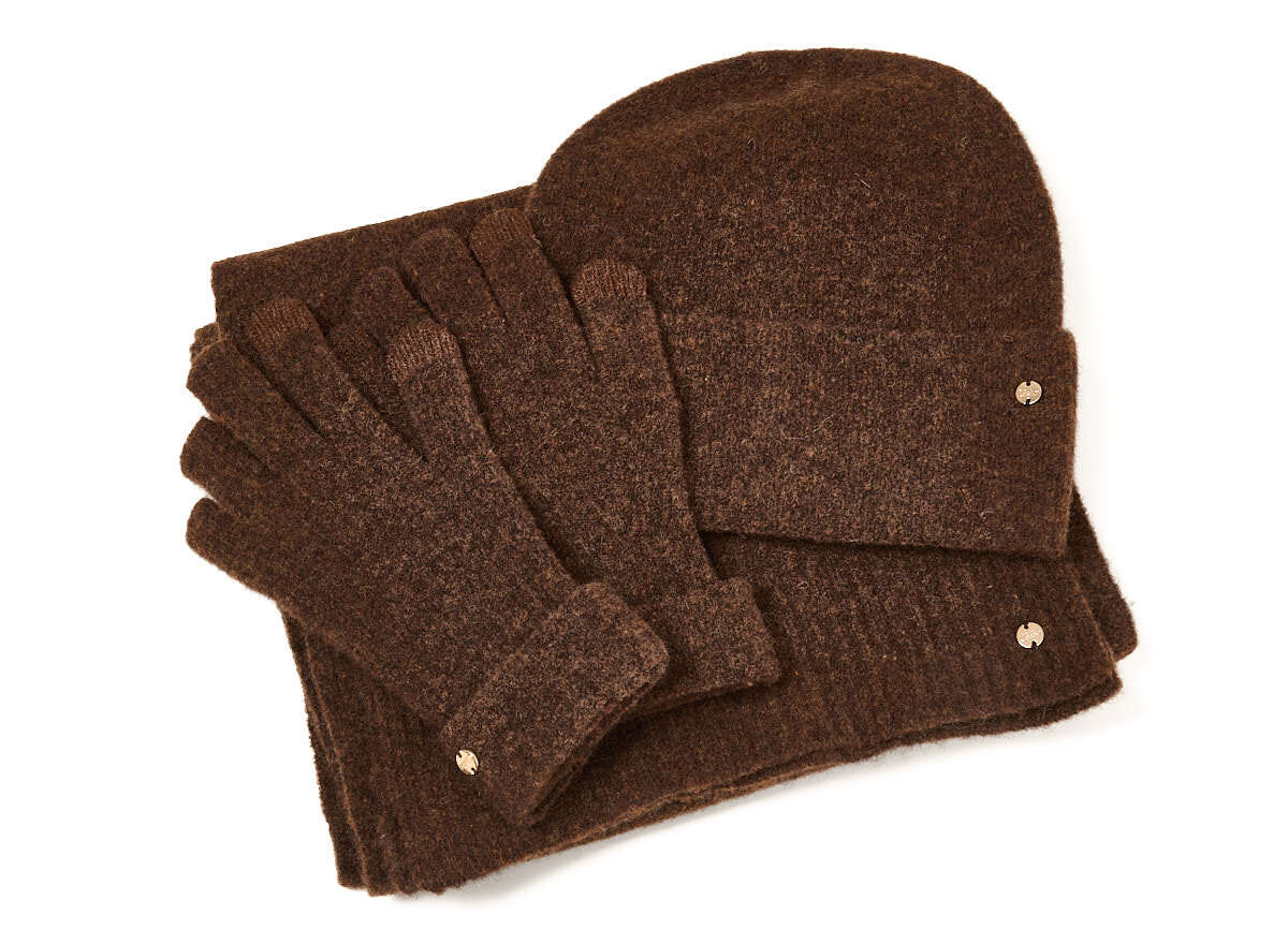 Setje-Brown Chabo Bilbao Knitted Beanie Chocolate