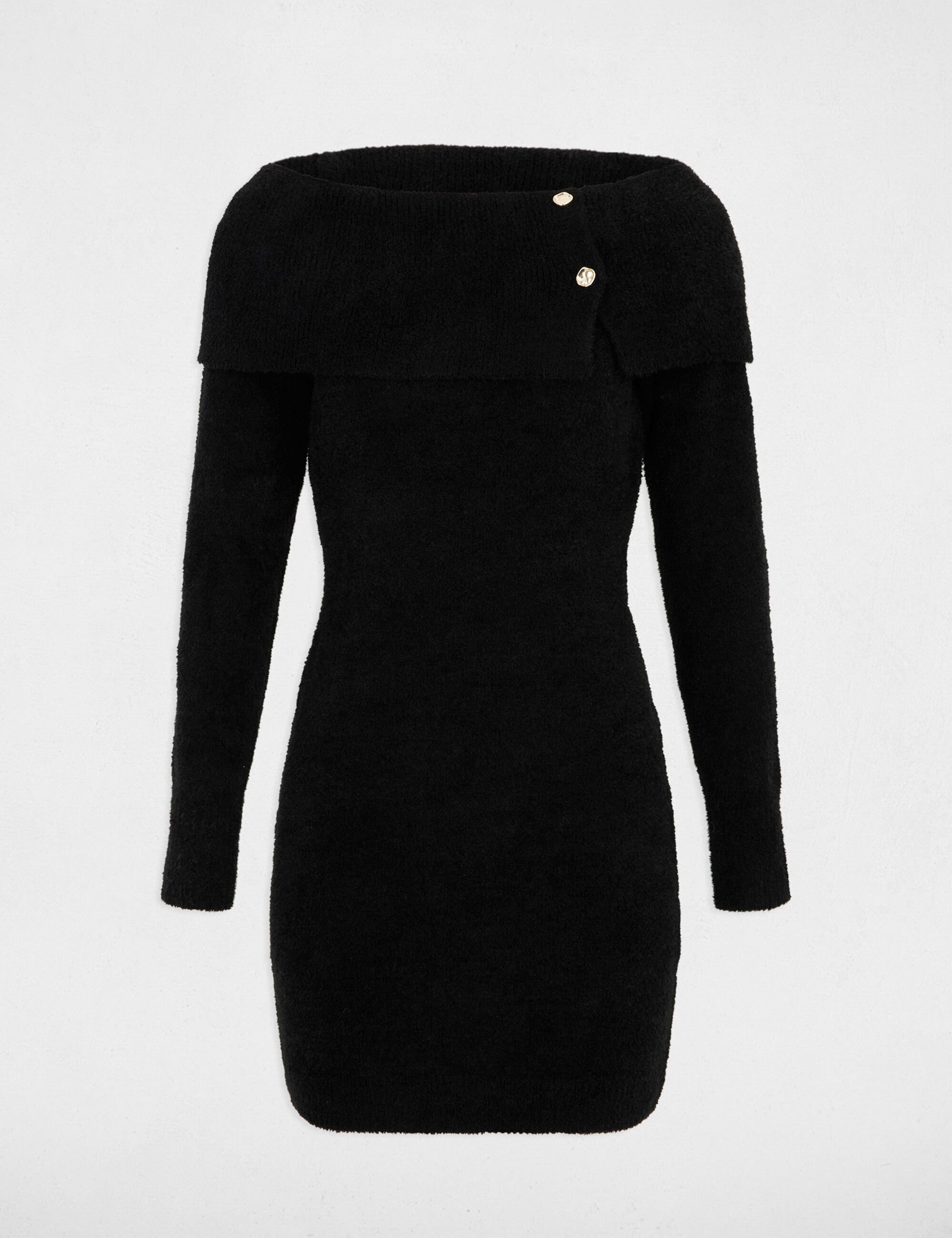 robe-courte-col-bardot-noir-femme-vue3-32536311041450979 Morgan De Toi 252-RMBOGO BLACK