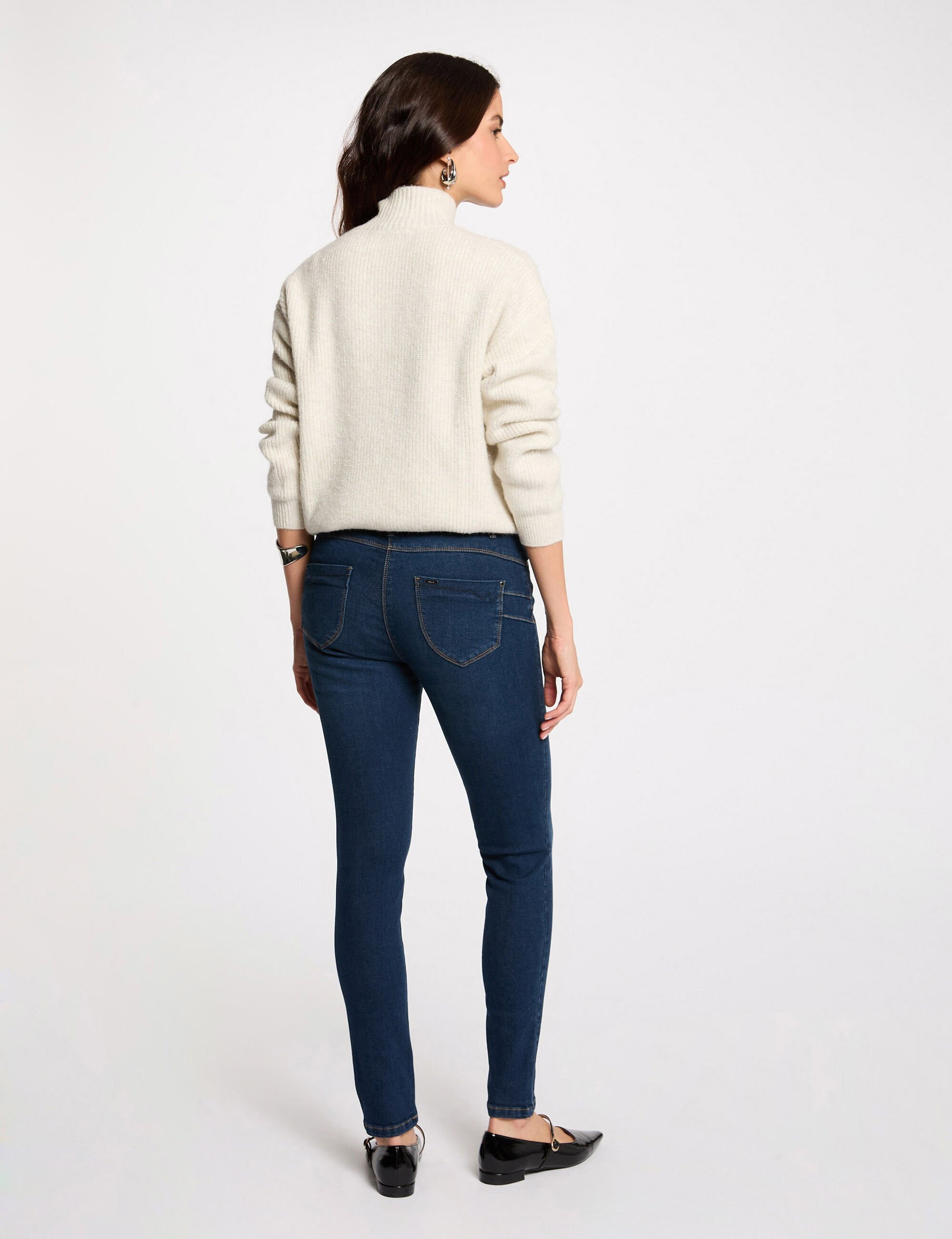 jeans-slim-taille-standard-denim-brut-femme-vue2-32536300966100305 Morgan De Toi 241-PARDA RAW JEANS