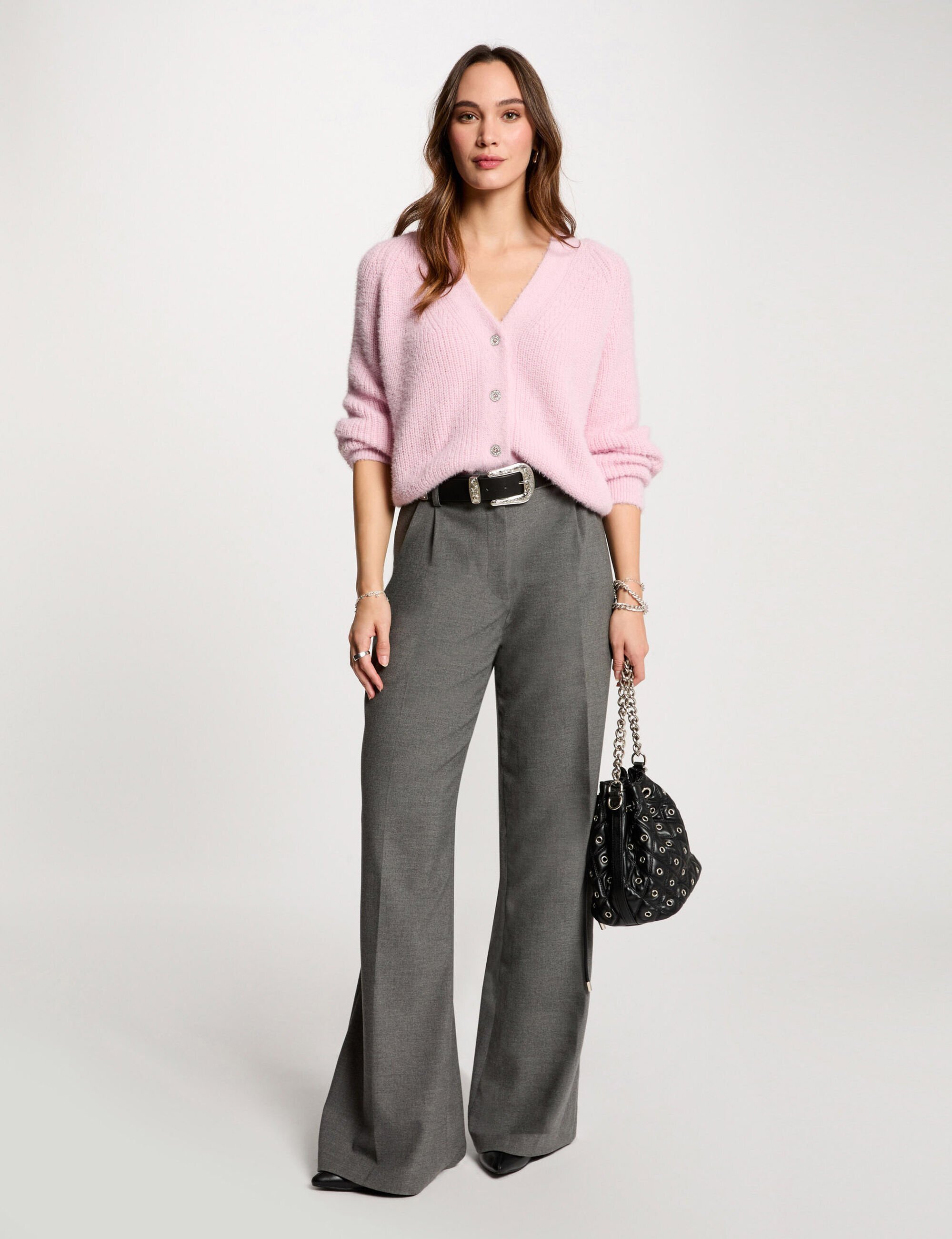 pantalon-large-a-pinces-gris-clair-femme-vue2-32536301009110977 Morgan De Toi 251-PANIS.F GREY