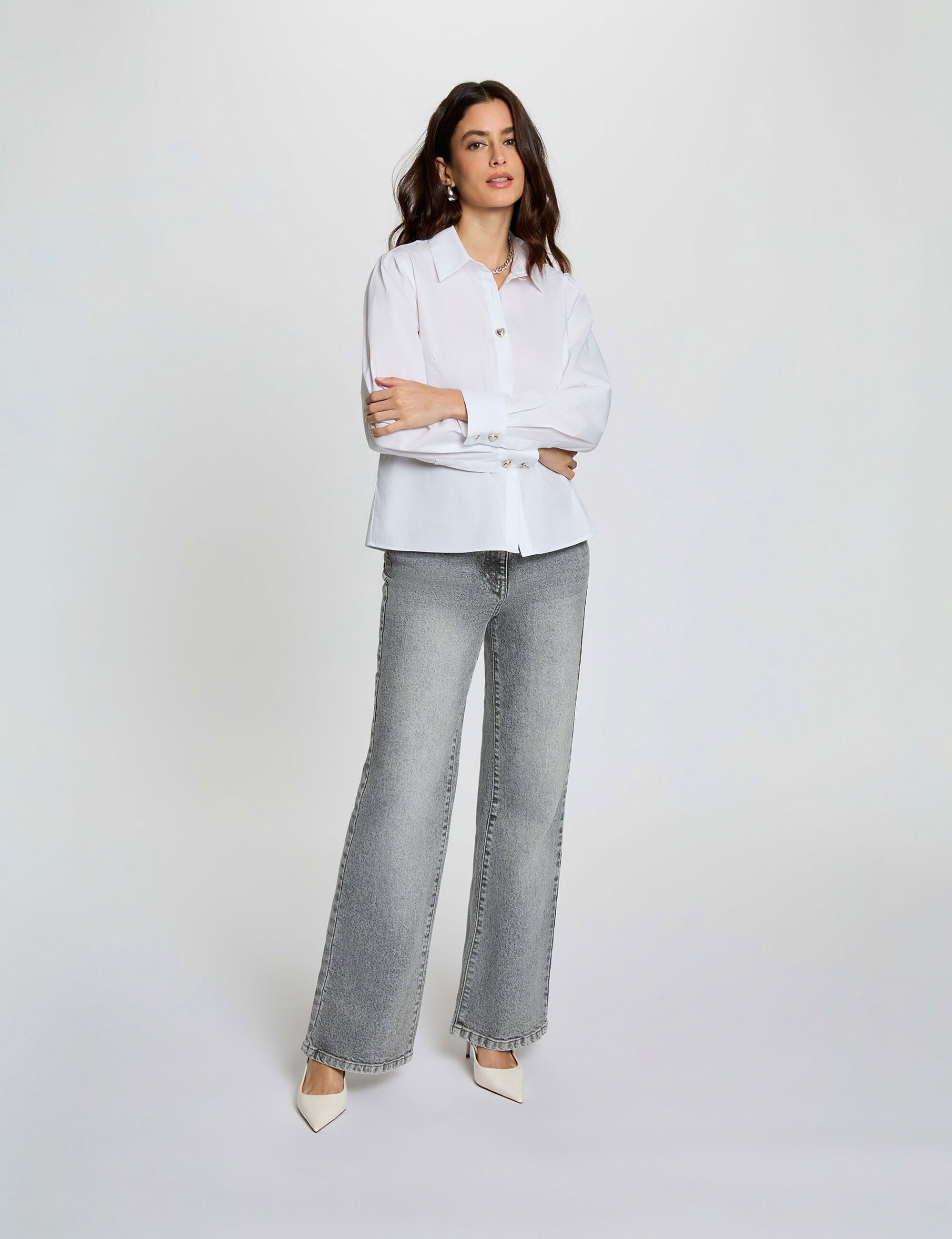 jean-large-taille-haute-denim-snow-gris-femme-vue1-32536311045011187 Morgan De Toi 261-PIGRIM GREY