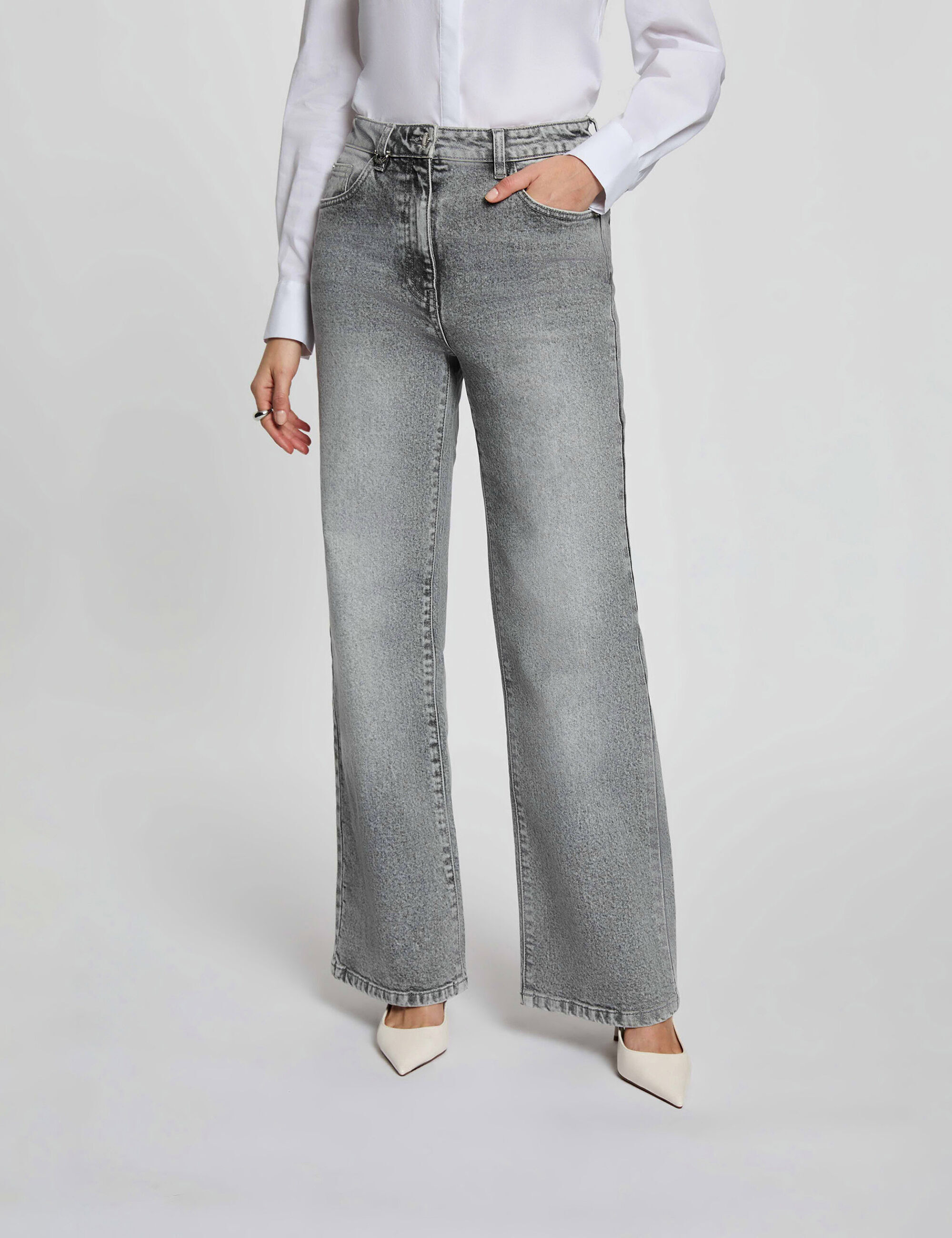 jean-large-taille-haute-denim-snow-gris-femme-vue5-32536311045011187 Morgan De Toi 261-PIGRIM GREY