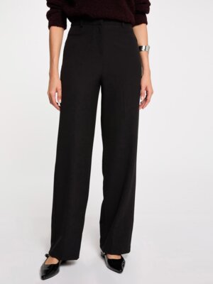pantalon-droit-a-pinces-noir-femme-vue5-32536300988320100_1 Morgan De Toi 242-POYA.F BLACK