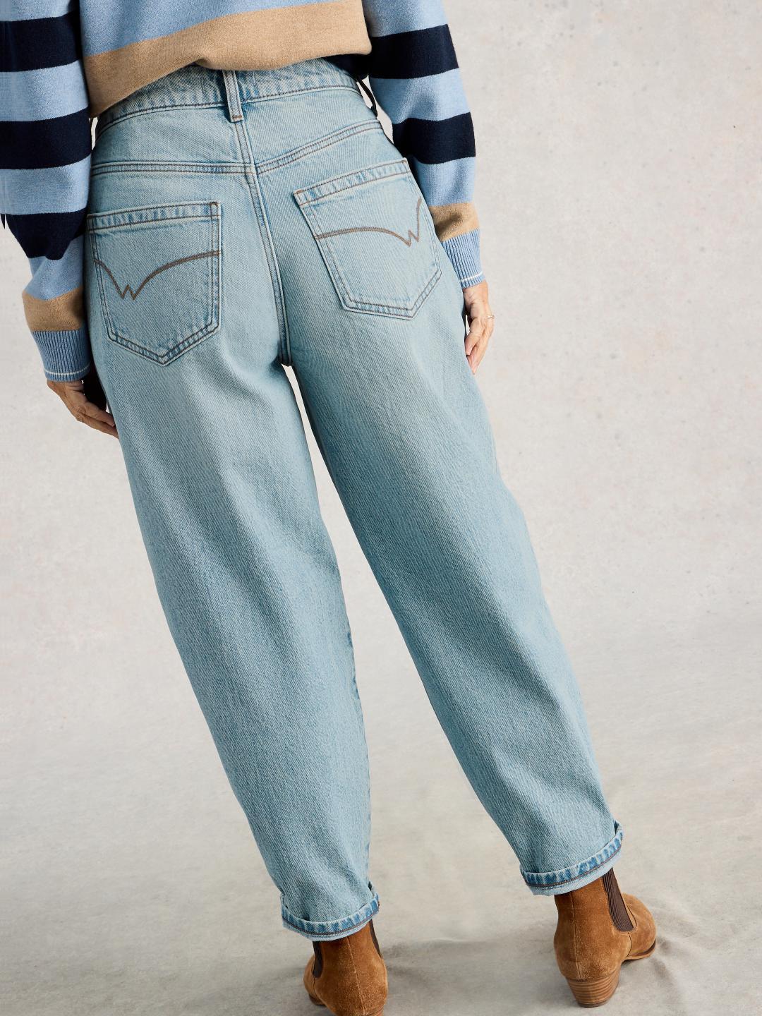 444939-LGT_DENIM-MB White Stuff AUBREY BARREL LEG JEAN LGT DENIM