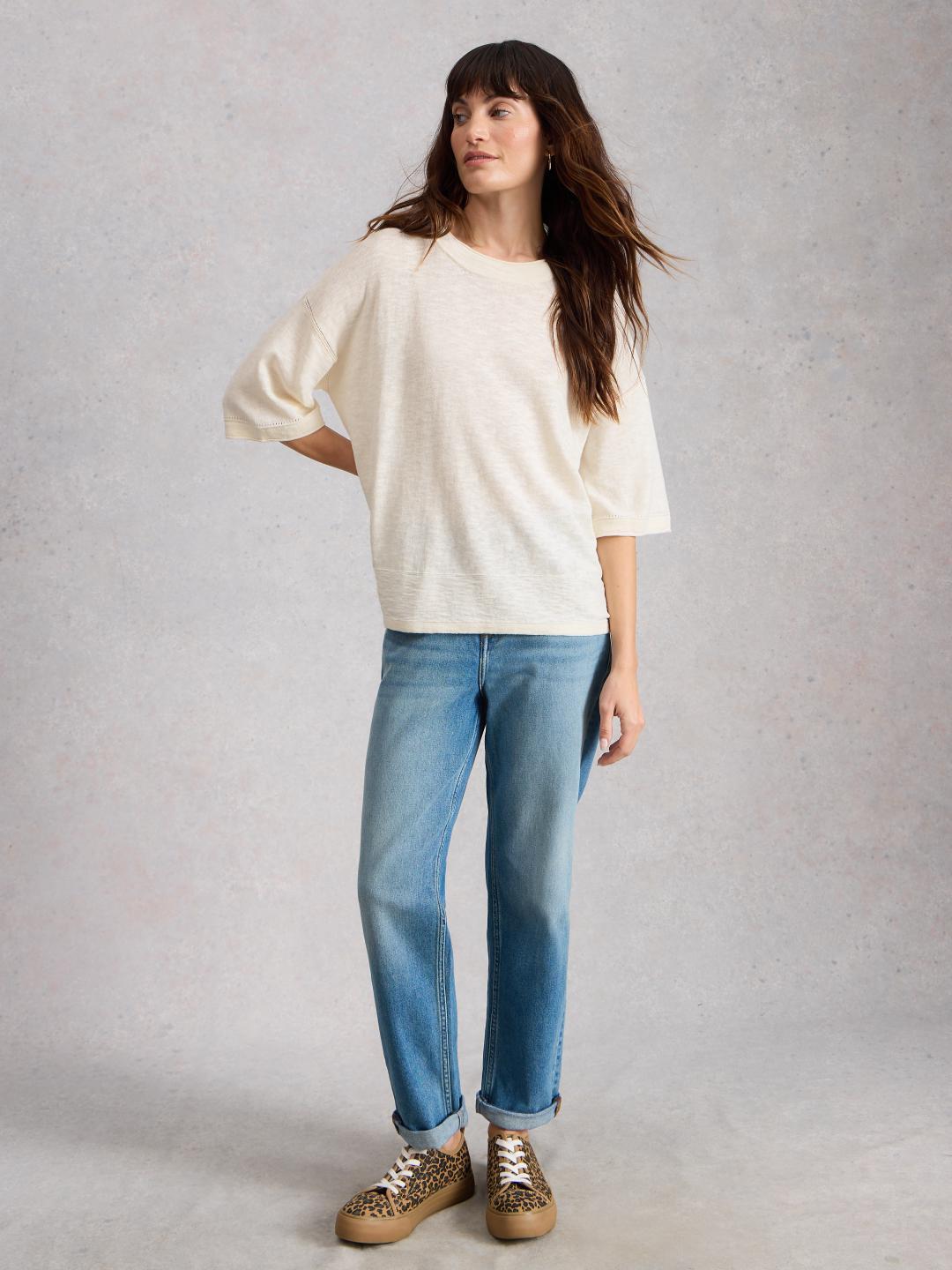 445421-NAT_WHITE-MF White Stuff KATE LINEN TOP NAT WHITE