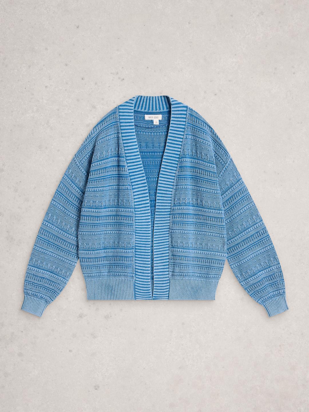 White Stuff KIMBERLY CARDI MID BLUE