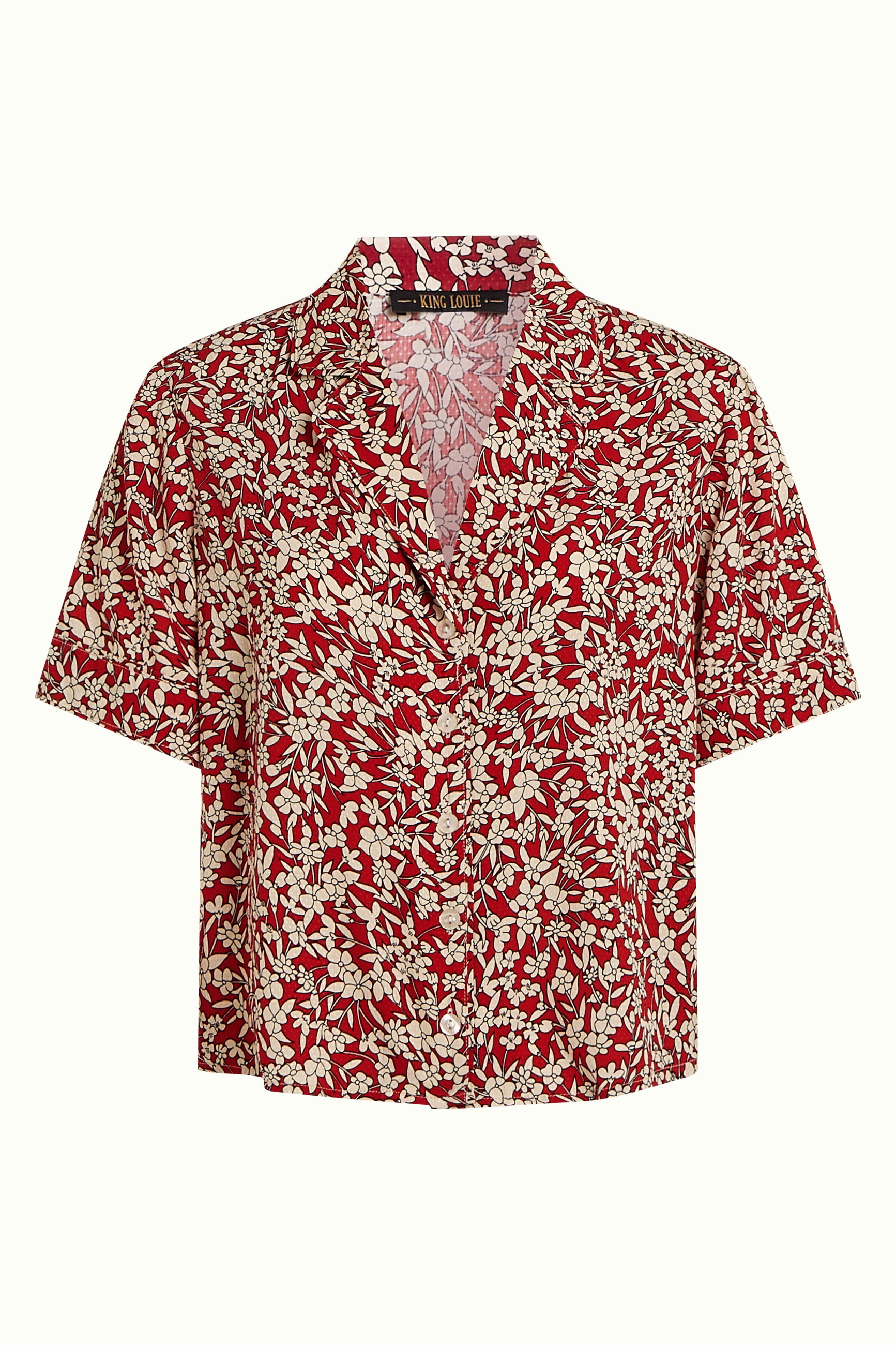 10258655_5 King Louie Elsie Blouse Paradis Chili Red