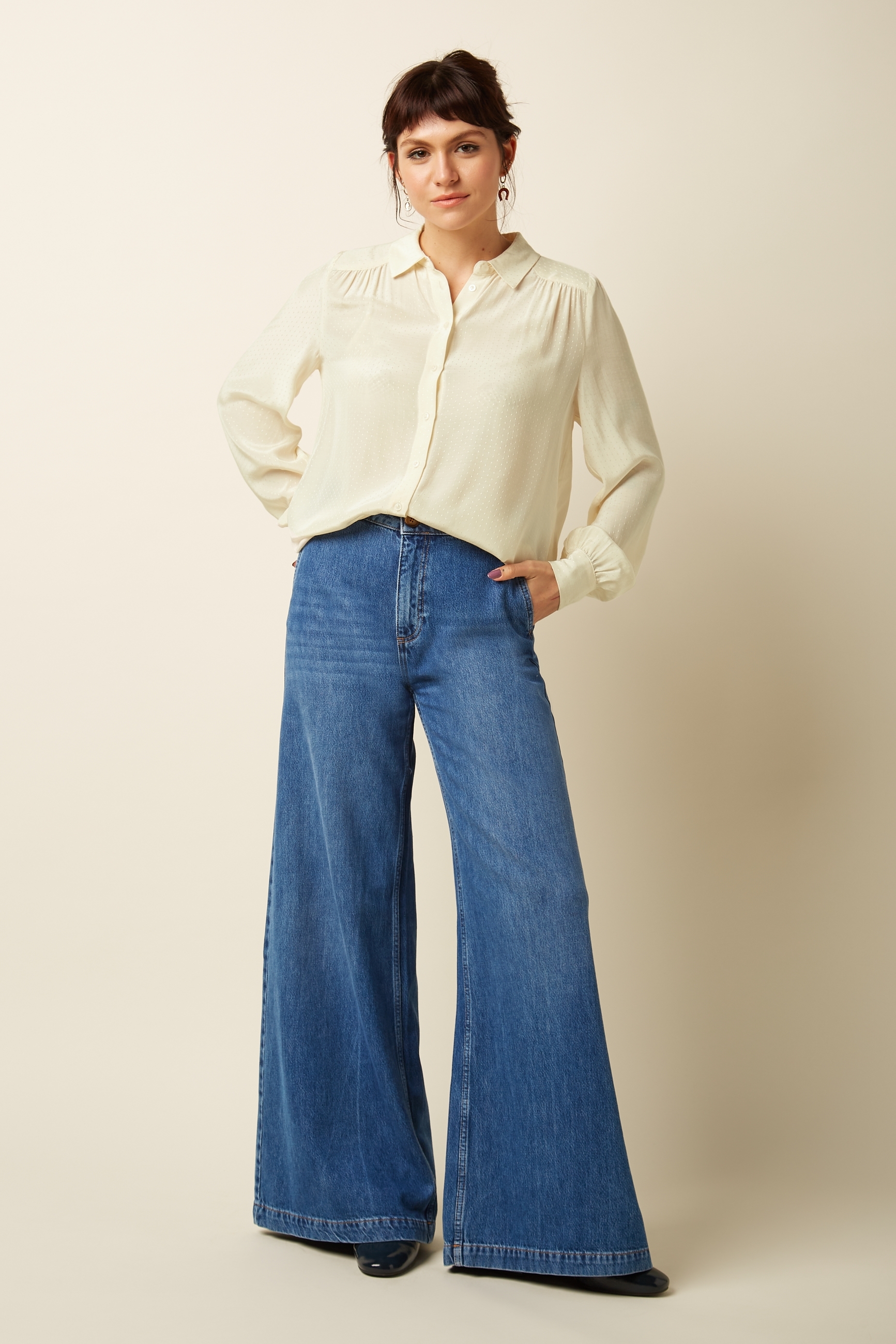 King Louie Peppa Pants Stone Denim Blue Tint