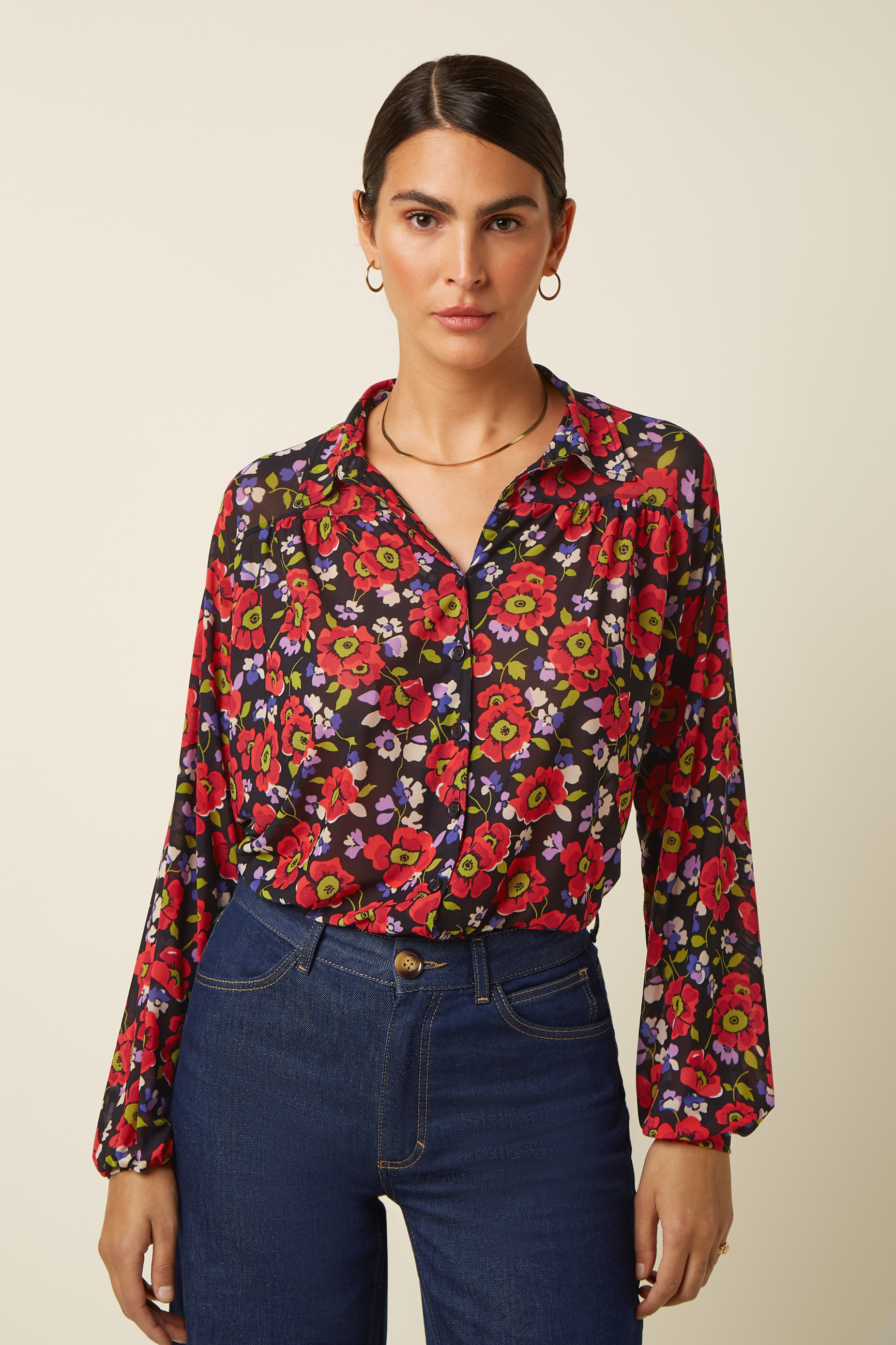 10314001_1 King Louie Leila Blouse Baia Black