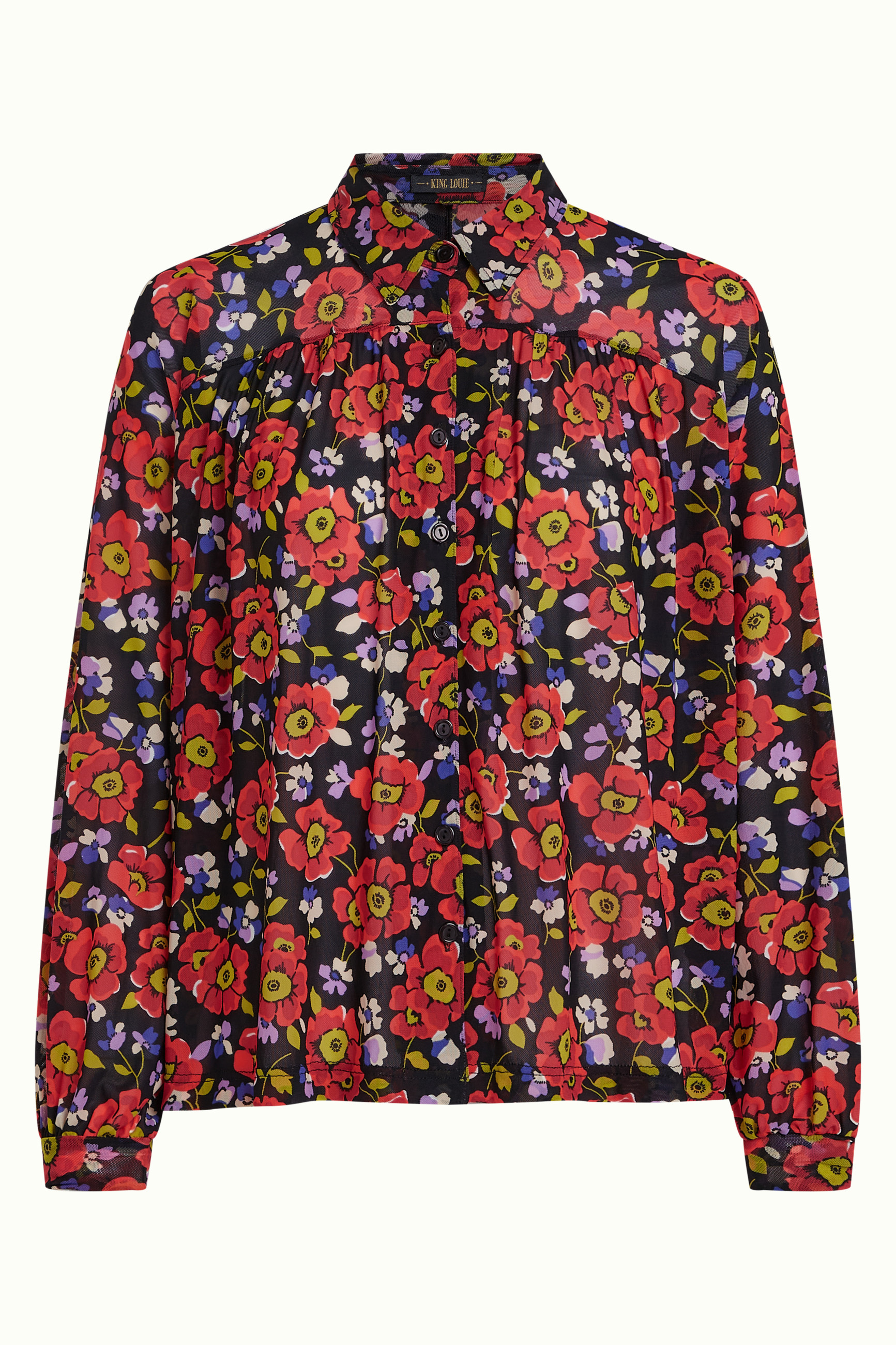 King Louie Leila Blouse Baia Black