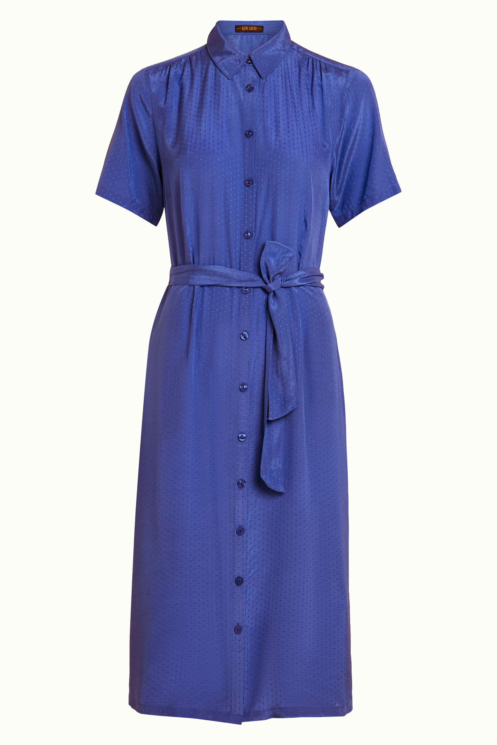 King Louie Olive Midi Dress Sista Amparo Blue